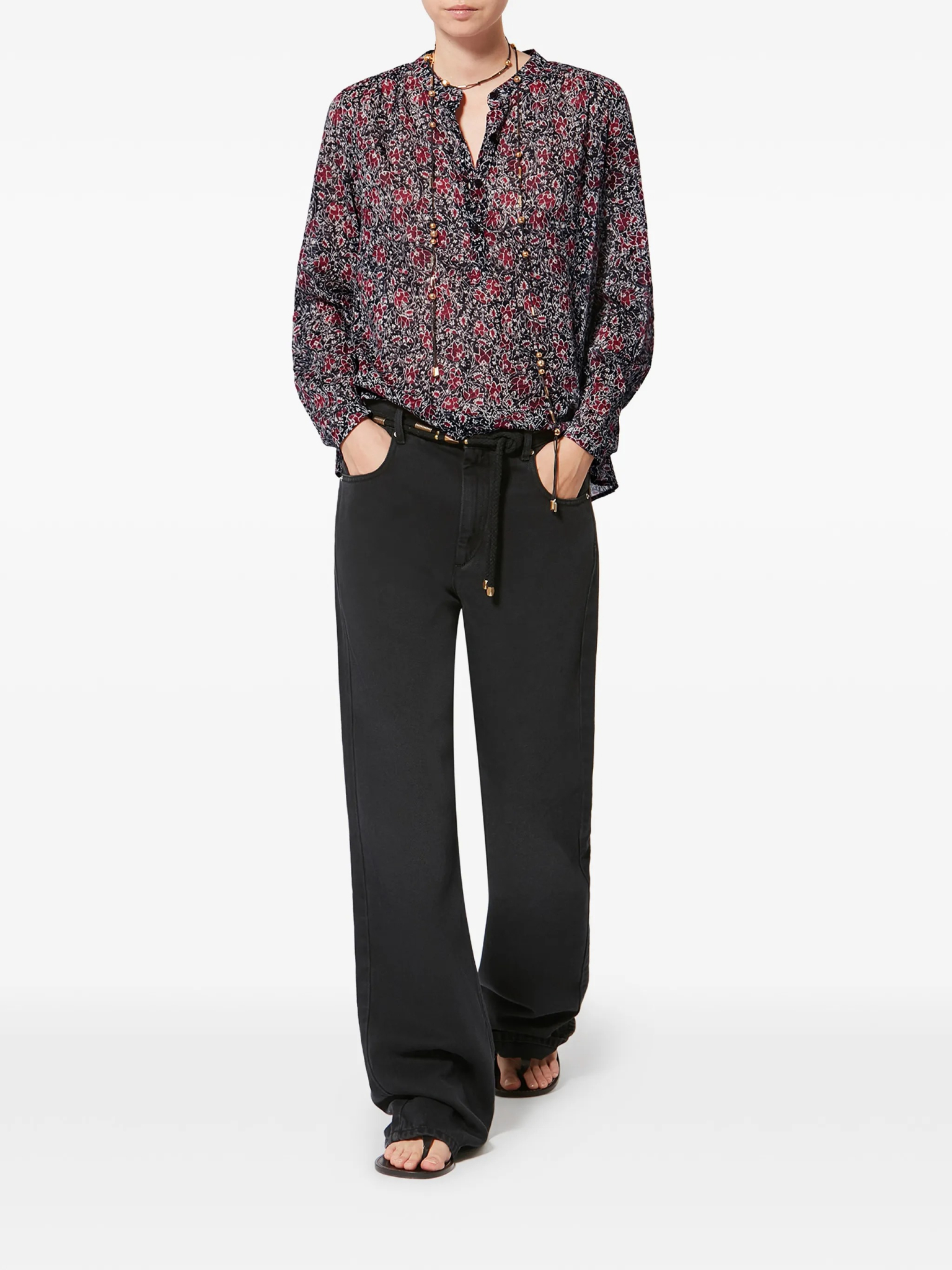 [Marant Etoile] Blouse SS26 HT0029FAD1J14E