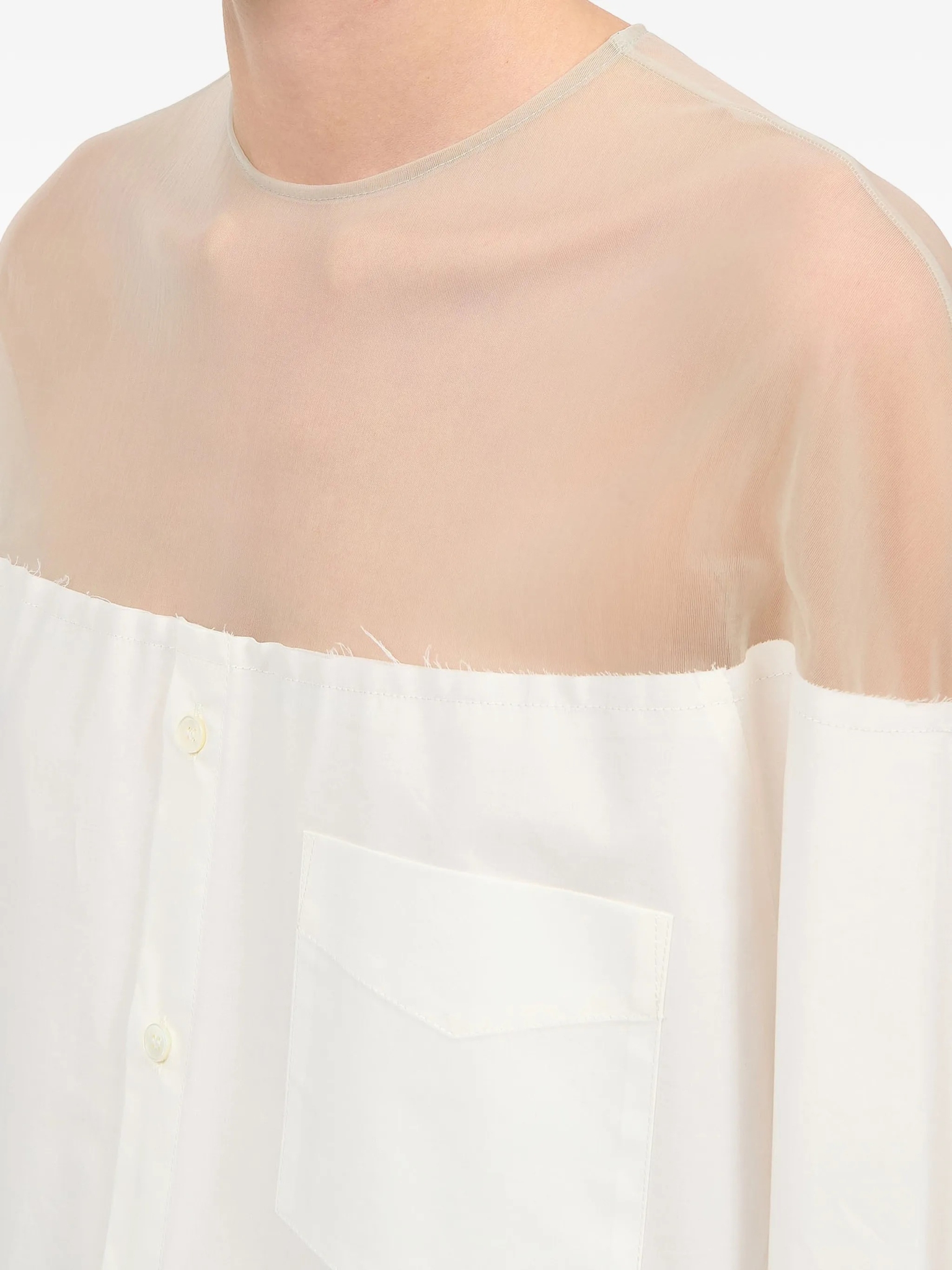 [MM6 Maison Margiela] Blouse SS26 S62NH0053M35256