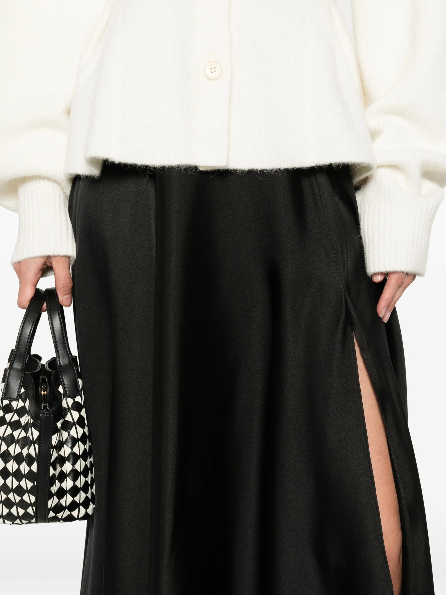 [Anine Bing] Long skirt SS26 A0411811BLK26