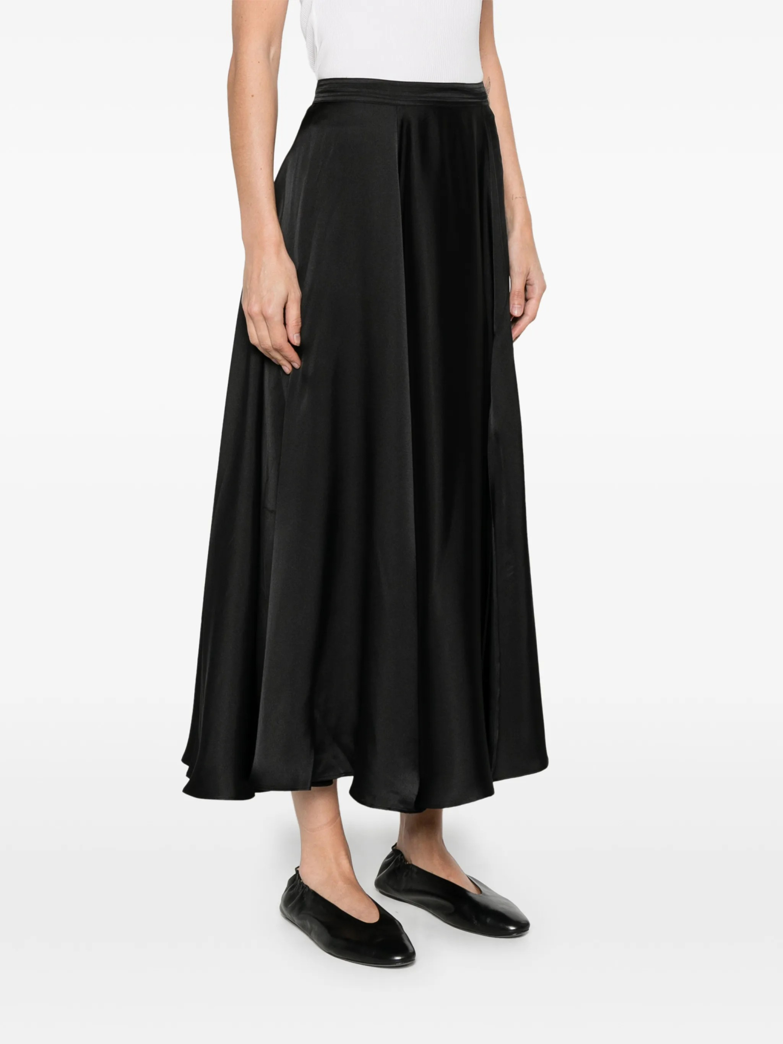 [Anine Bing] Long skirt SS26 A0411811BLK26