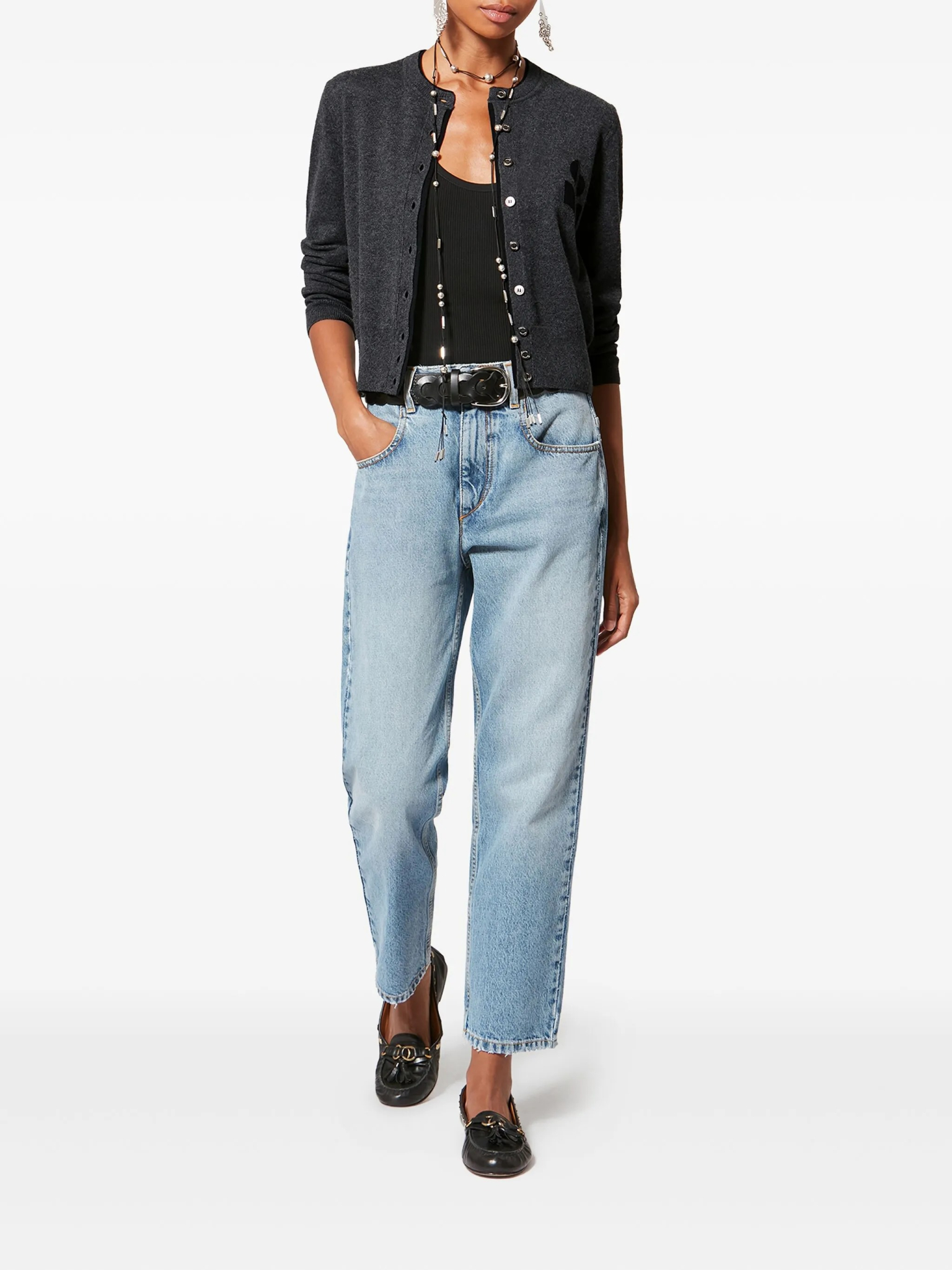 [Marant Etoile] Cardigan SS26 CA0163FAD1L16E