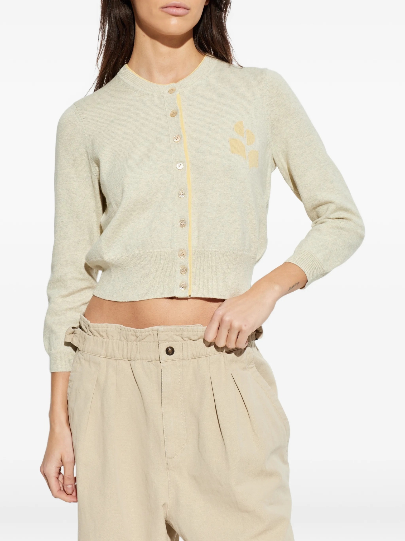[Marant Etoile] Cardigan SS26 CA0163FAD1L16E