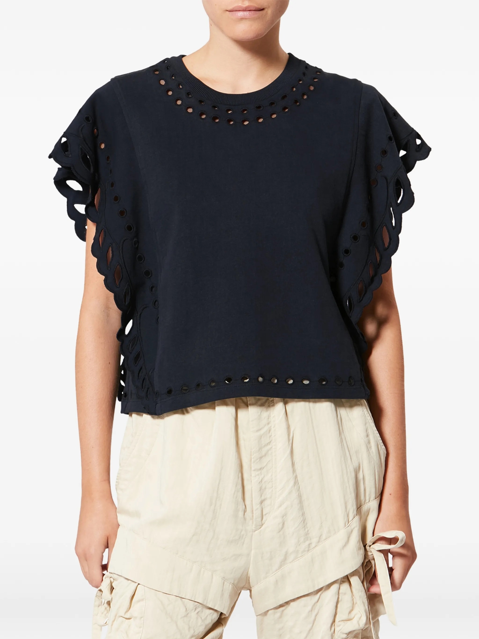 [Marant Etoile] T-shirts Short Sleeve SS26 TS0298FAD1N08E