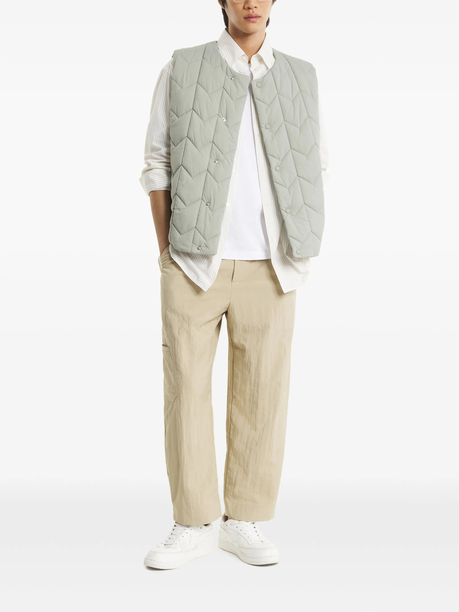 [MAISON KITSUNE] Vest SS26 QM02107WW9067