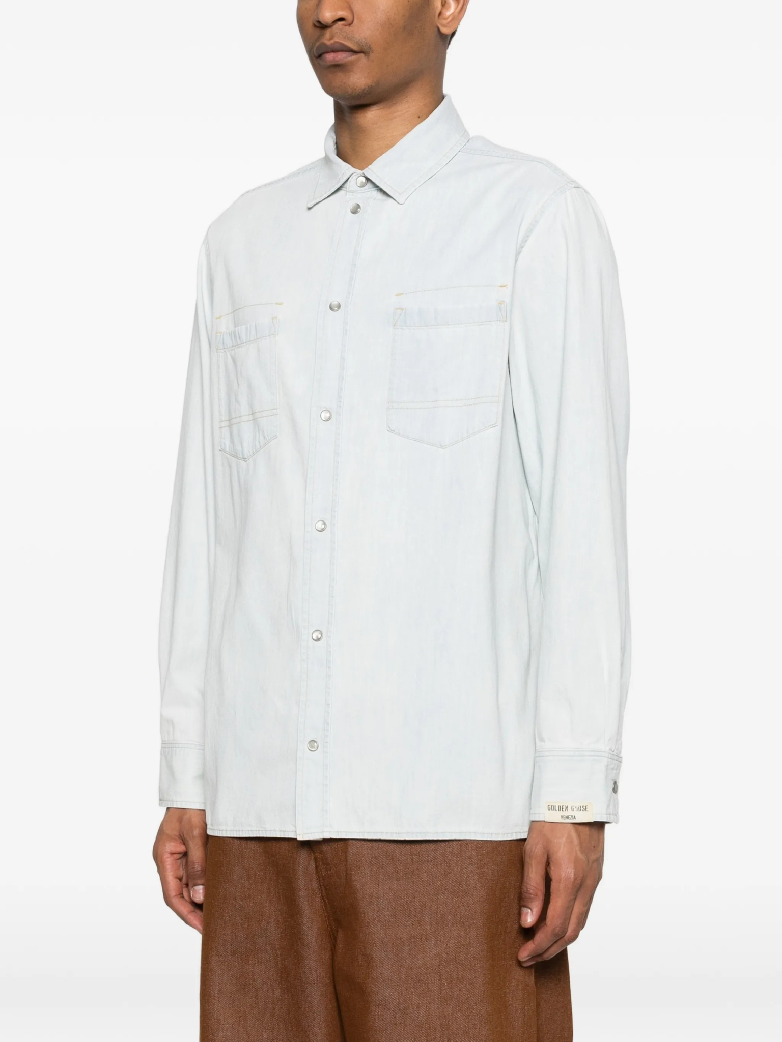 [Golden Goose] Shirts Long Sleeve SS26 GMP02519P00235950491