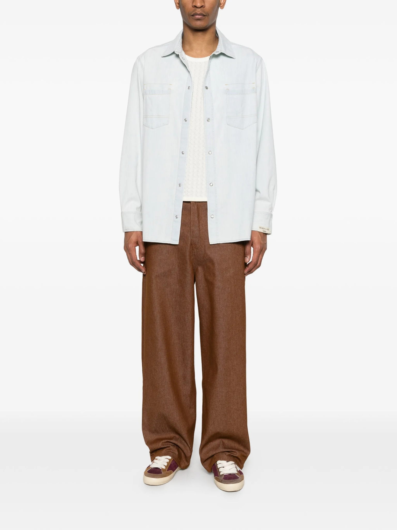 [Golden Goose] Shirts Long Sleeve SS26 GMP02519P00235950491