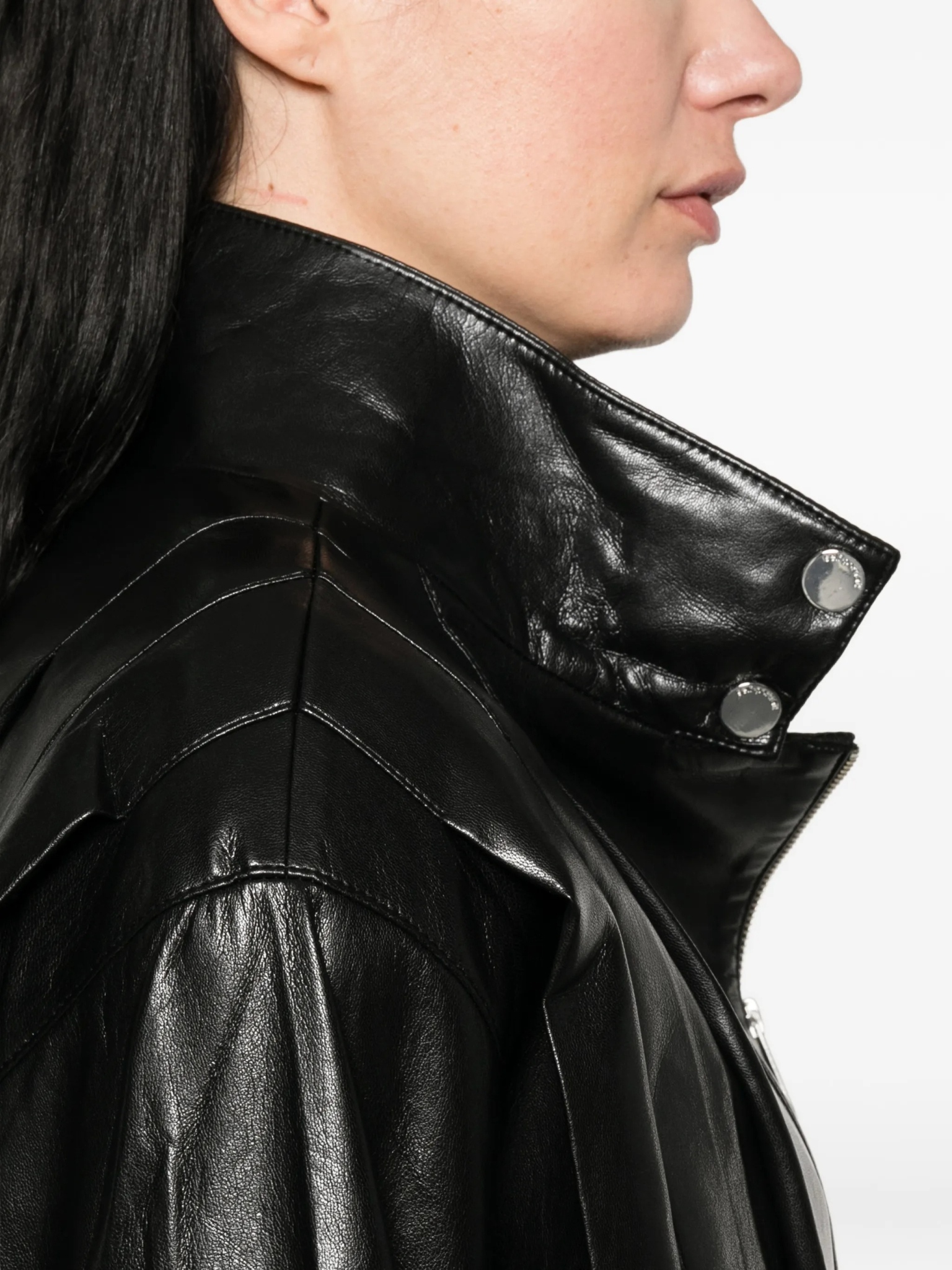 [Self-portrait] Leather Jacket SS26 SS26103JB