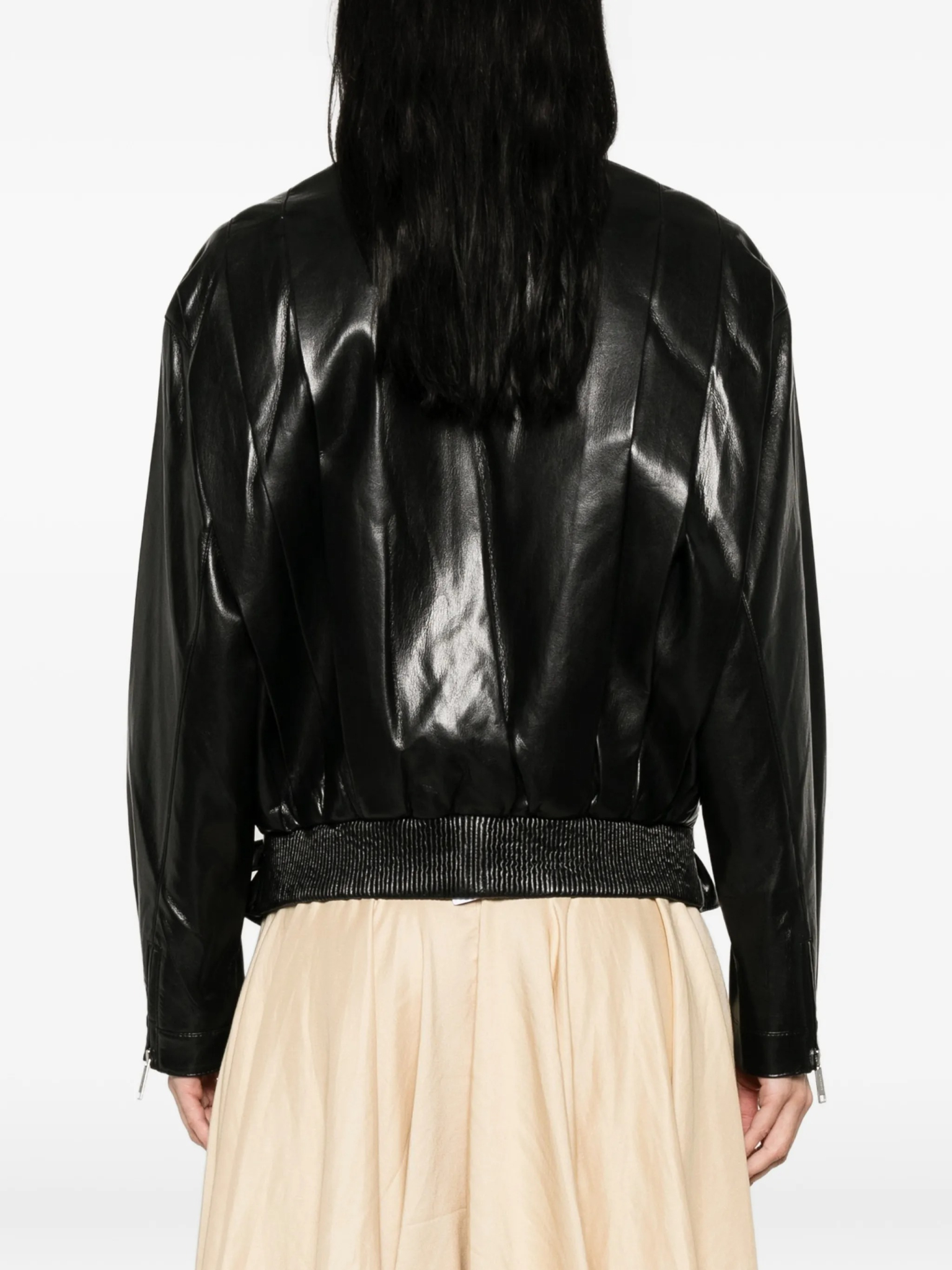 [Self-portrait] Leather Jacket SS26 SS26103JB