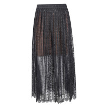 [Self-portrait] Long skirt SS26 RS26172MSKB