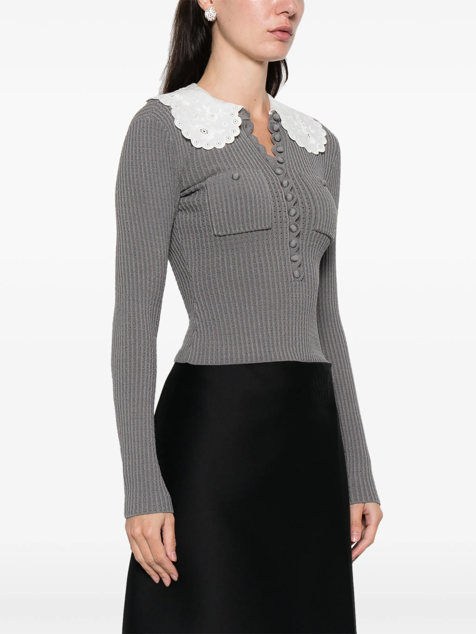 [Self-portrait] Knitwear SS26 RS26106TAGR