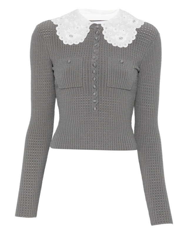 [Self-portrait] Knitwear SS26 RS26106TAGR