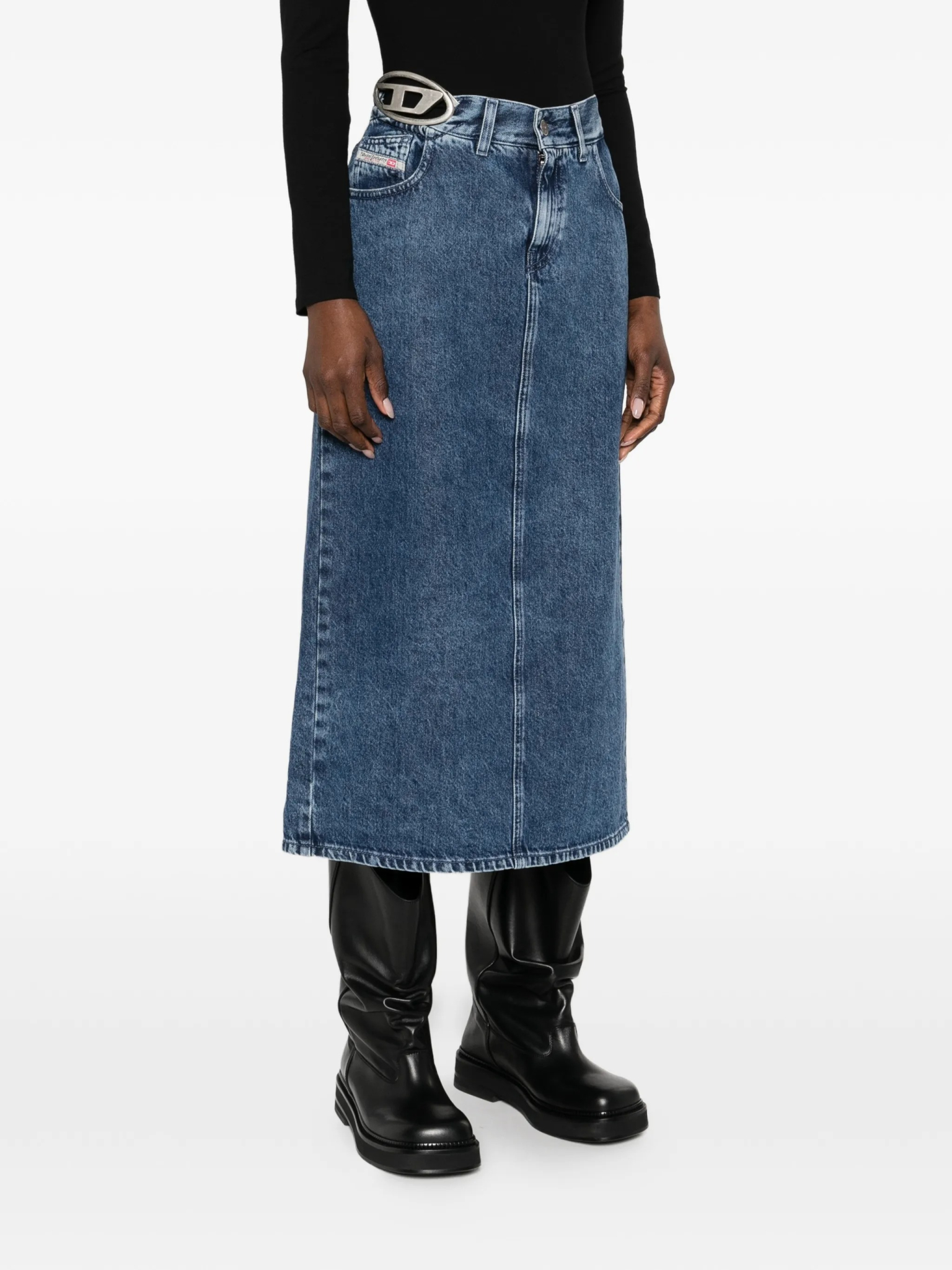 [Diesel] Midi skirt SS26 A217160ADCD