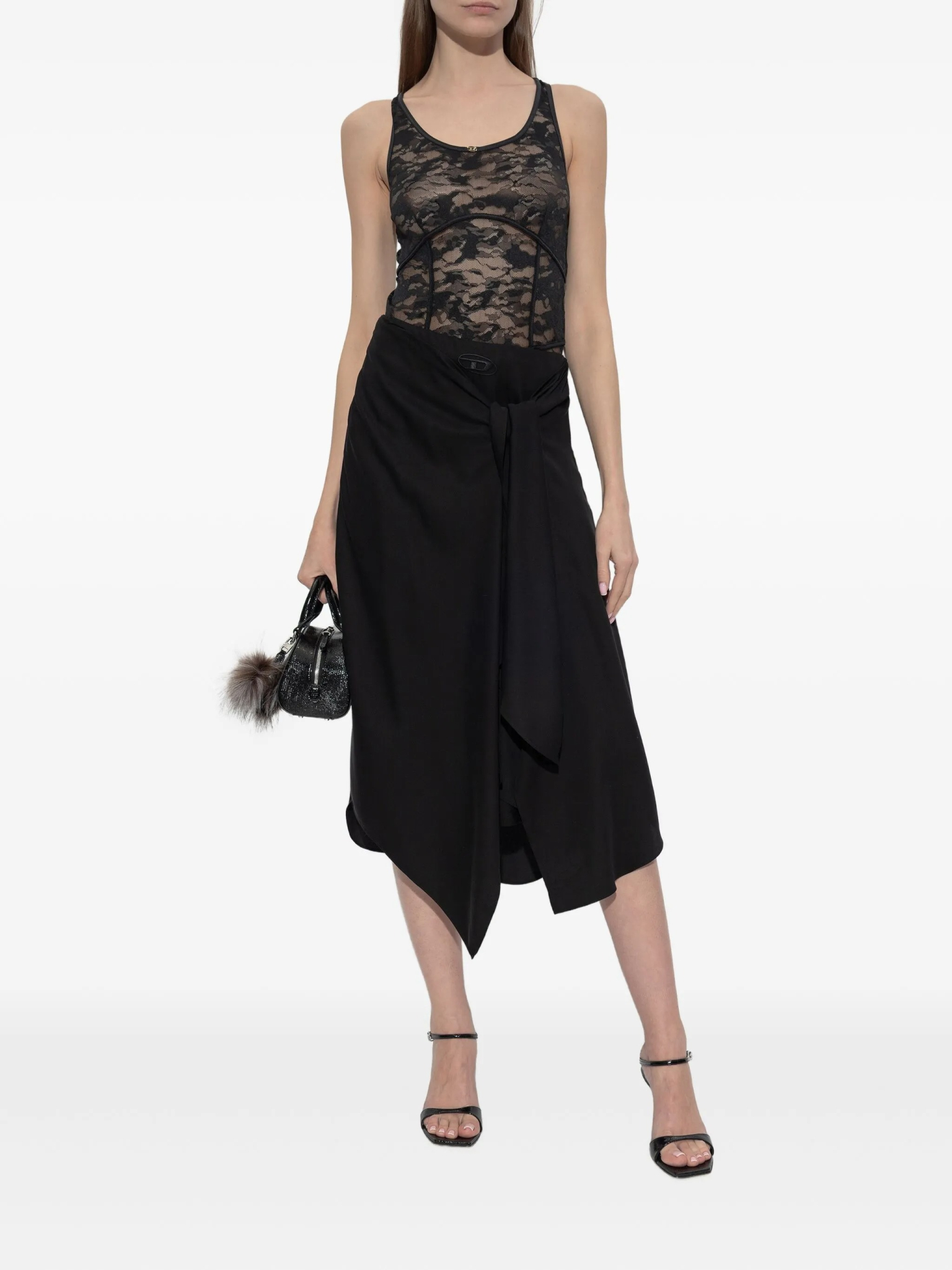 [Diesel] Mini skirt SS26 A202580JMBP