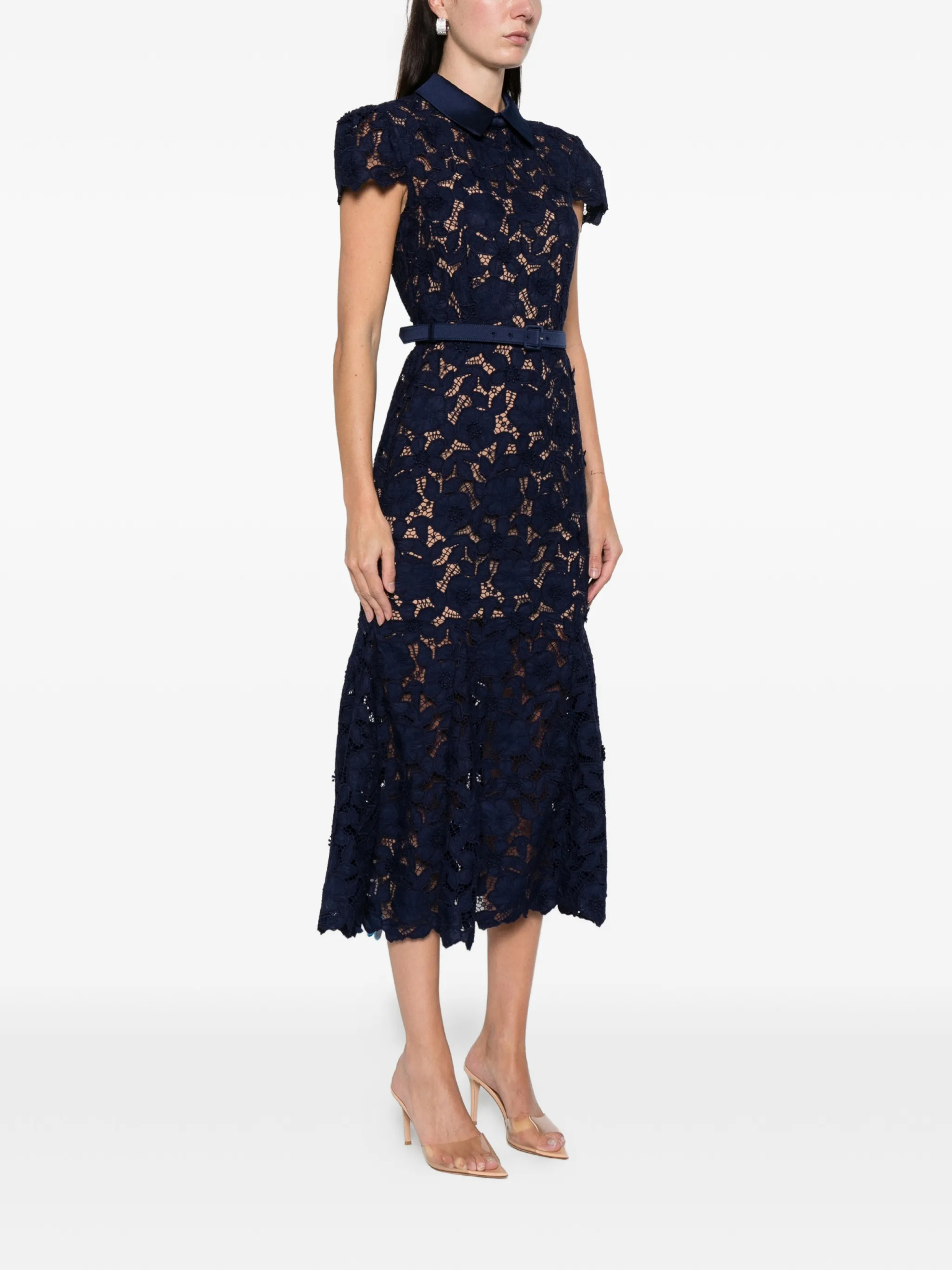 [Self-portrait] Short sleeve dress SS26 RS26171MN