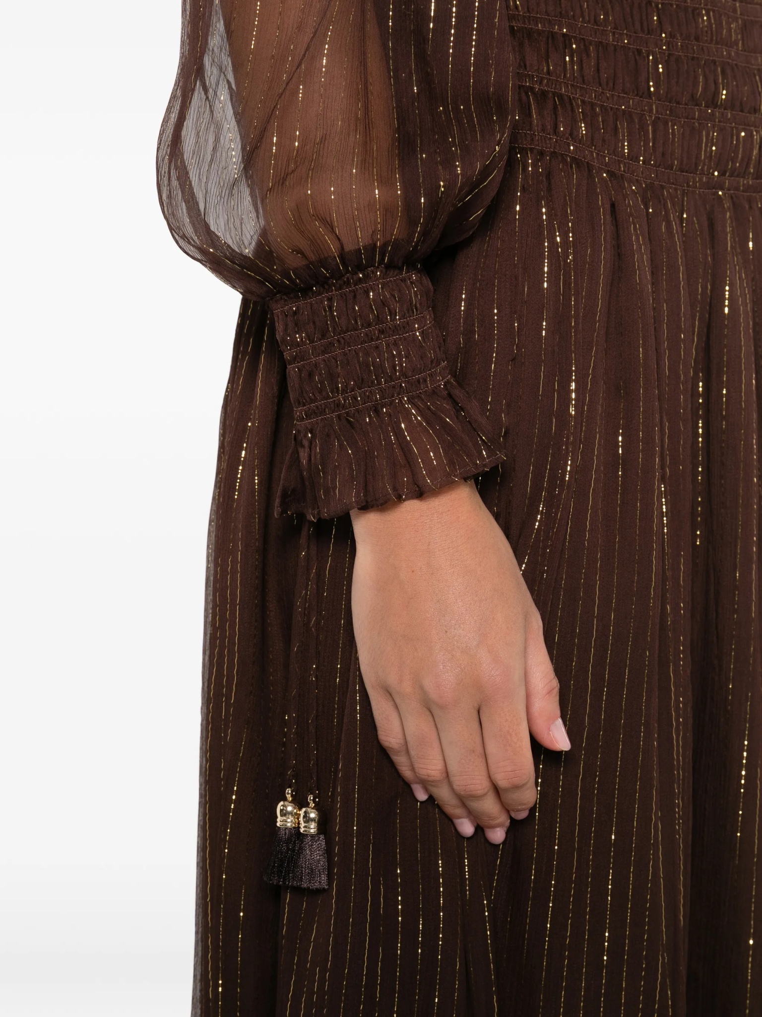 [Self-portrait] Long sleeve dress SS26 RS26156XABR