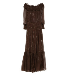 [Self-portrait] Long sleeve dress SS26 RS26156XABR