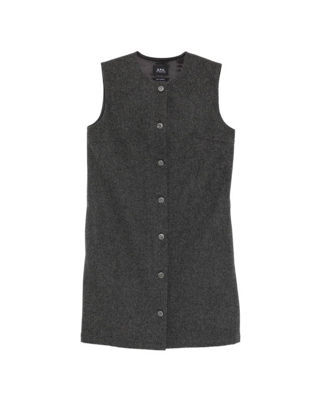[A.P.C.] Sleeveless dress SS26 WVBEKF35259