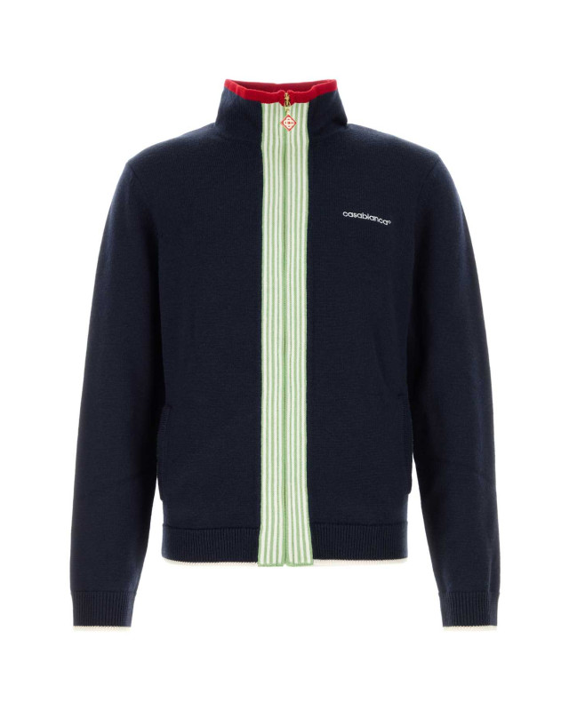 [Casablanca] Cardigan FW26 MPF26KW84501 NAVY