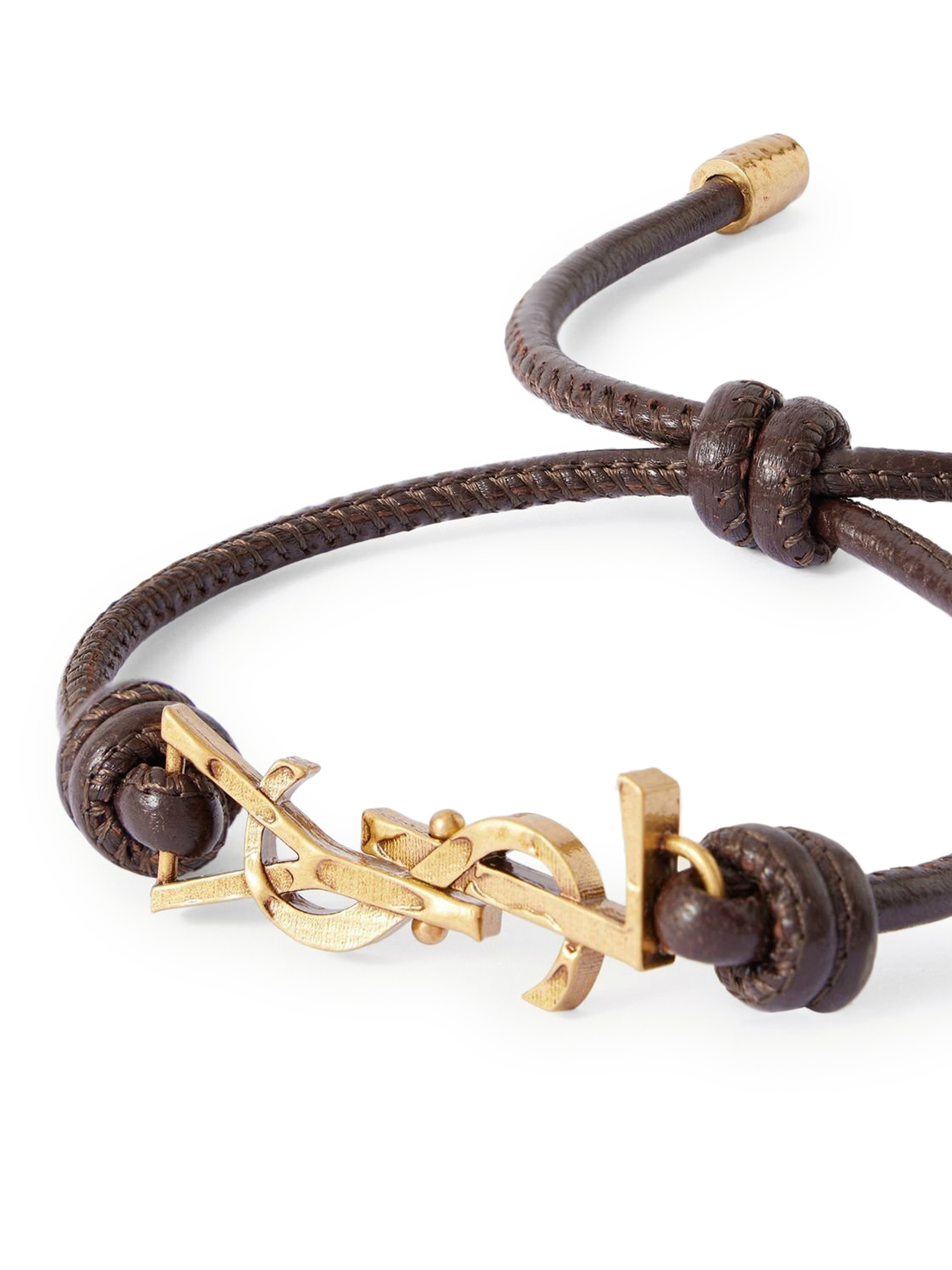 [Saint Laurent] Bracelet FW26 861459AAD2P2596 BURNT CHOCOLATE