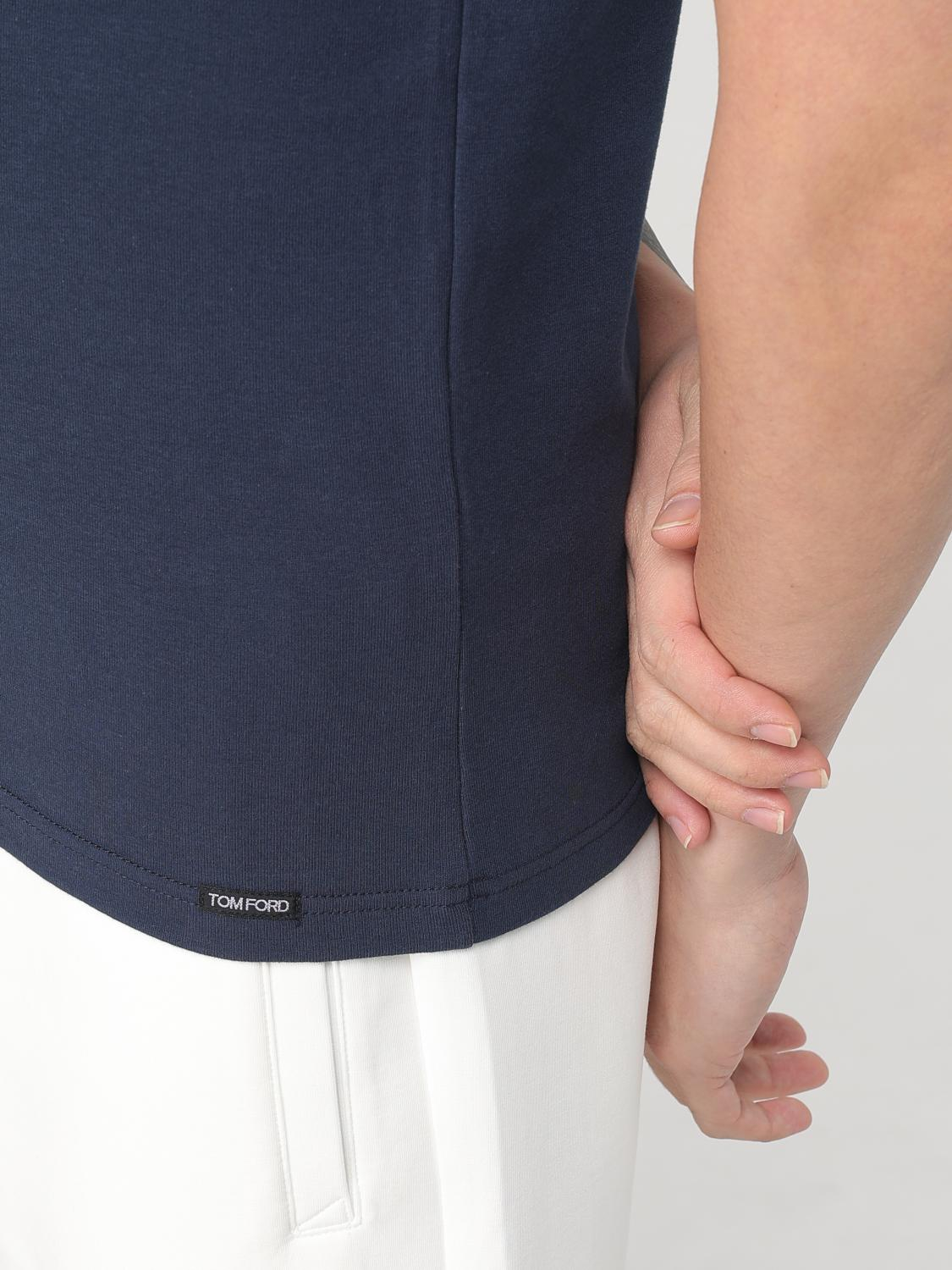 [Tom Ford] T-shirts Short Sleeve SS26 T4M081040 412