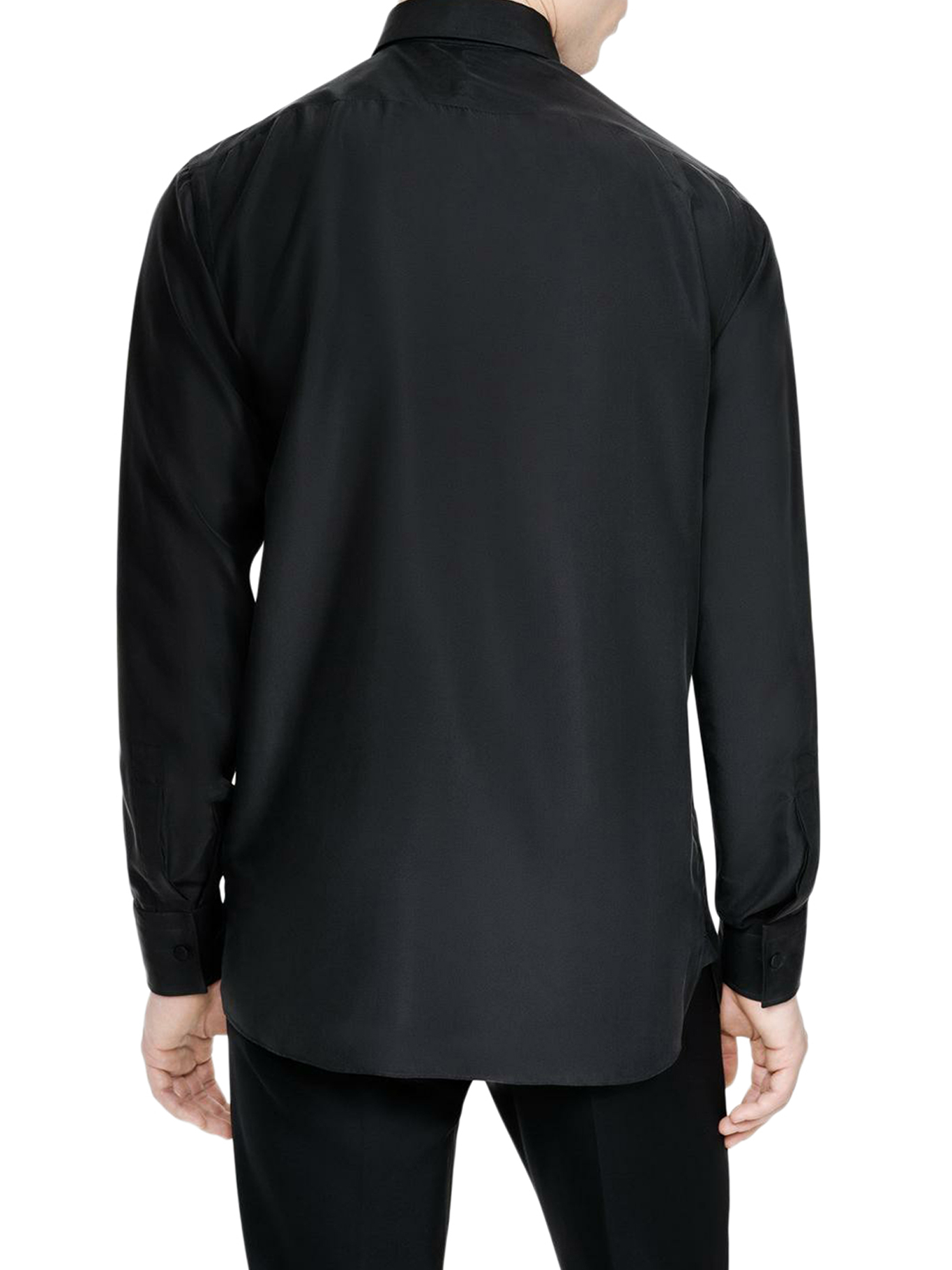 [Tom Ford] Shirts Long Sleeve FW26 HRVF04S0284NAA BLACK