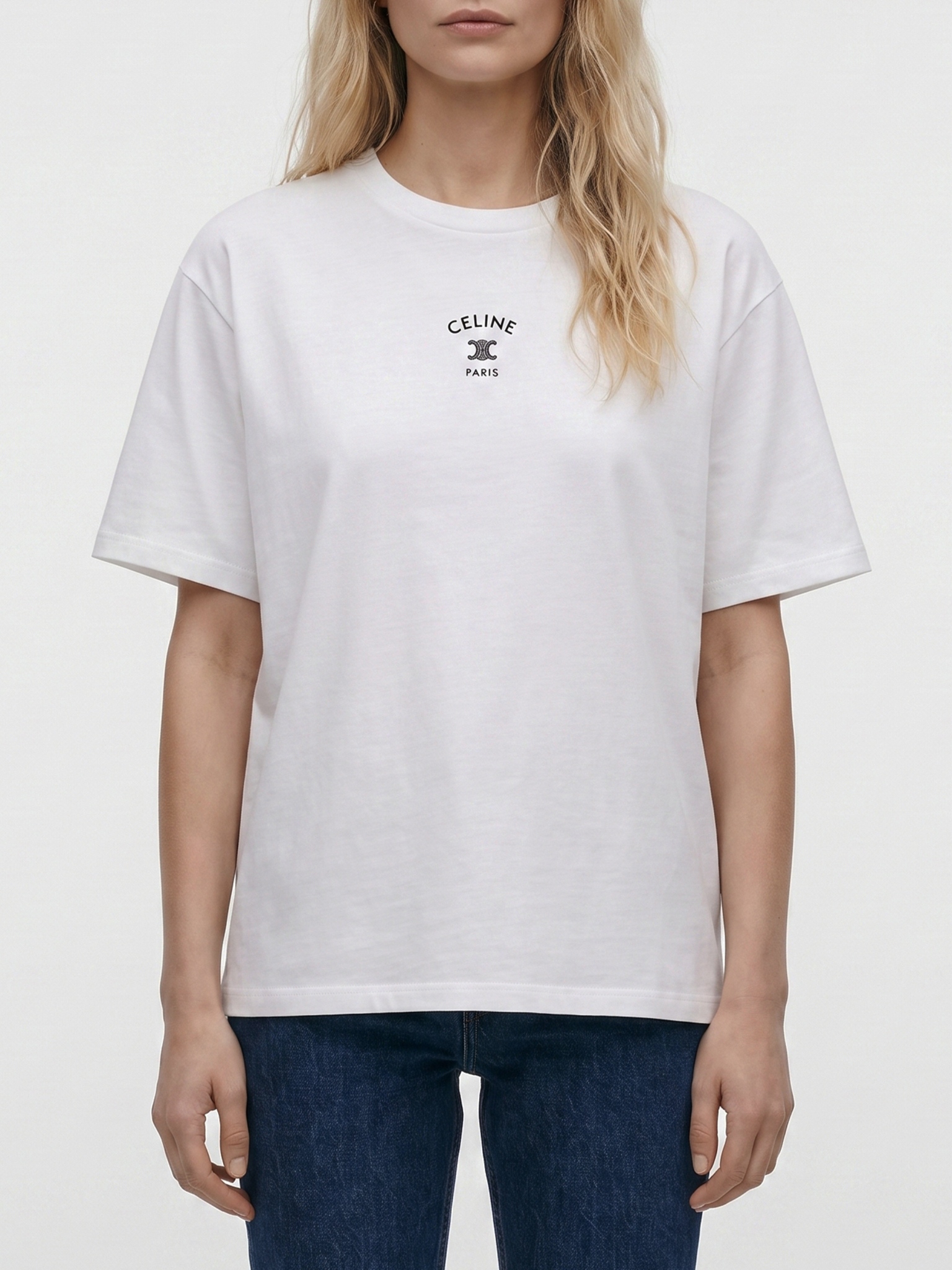 [Celine] T-shirts Short Sleeve FW26 RX0LJ1242__01OB