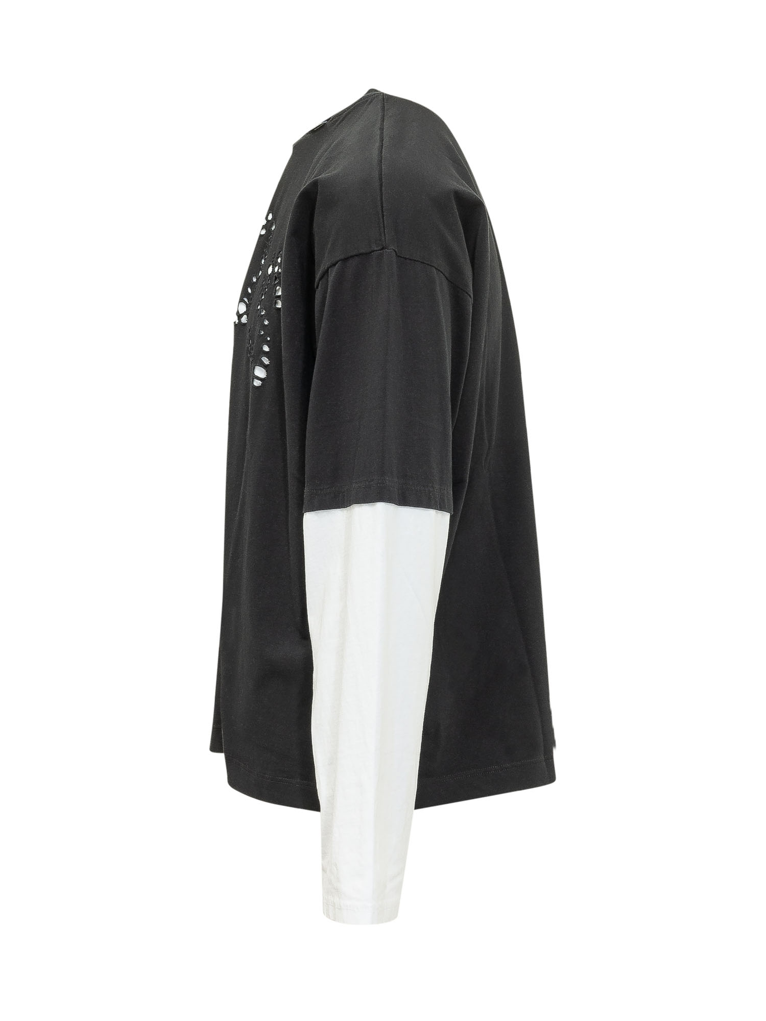 [GCDS] T-shirts Long Sleeve SS26 C1MBQC077J080 999A