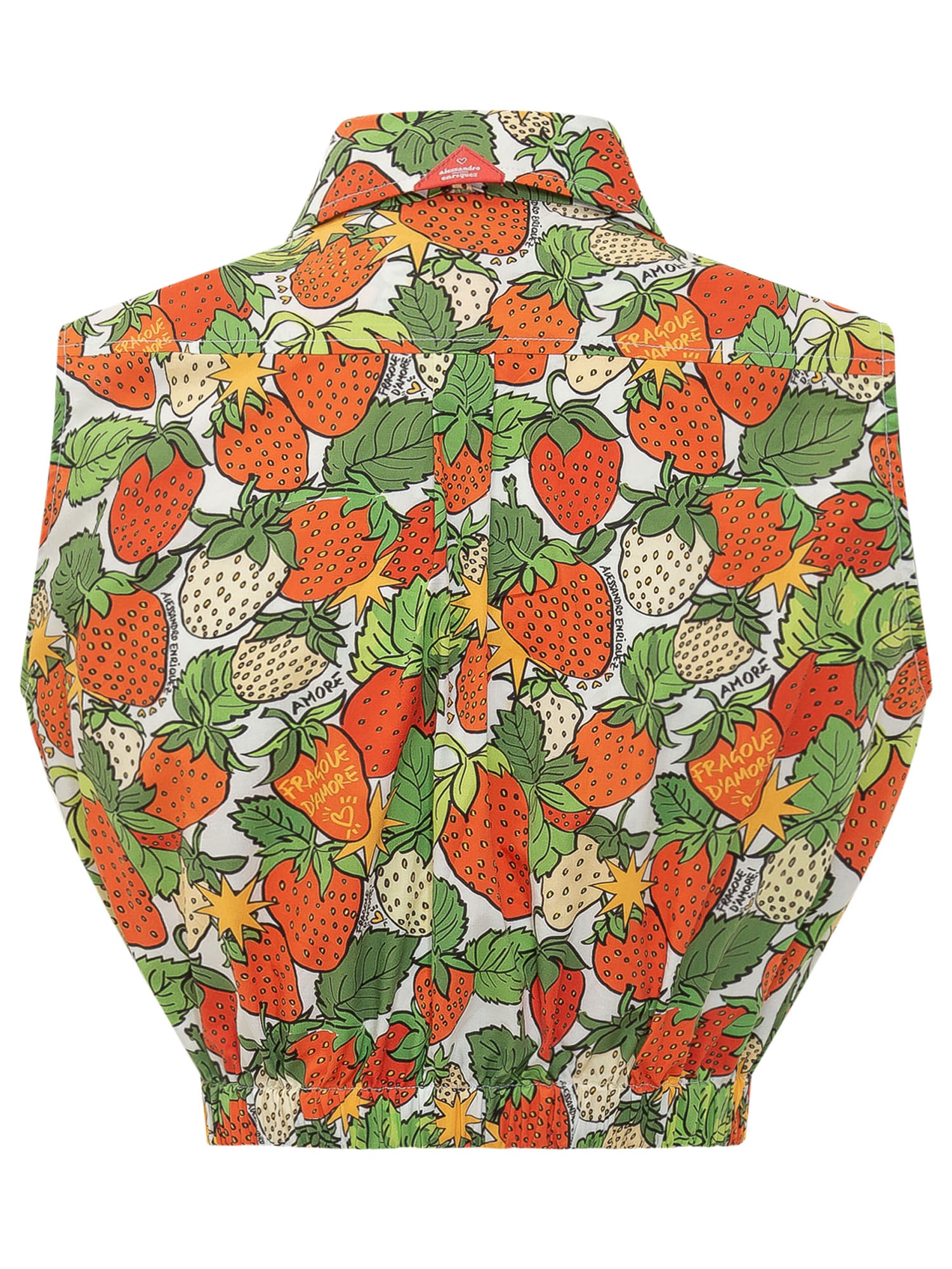 [ALESSANDRO ENRIQUEZ] Shirts Sleeveless SS26 SS26AES46PO FRAGOLE