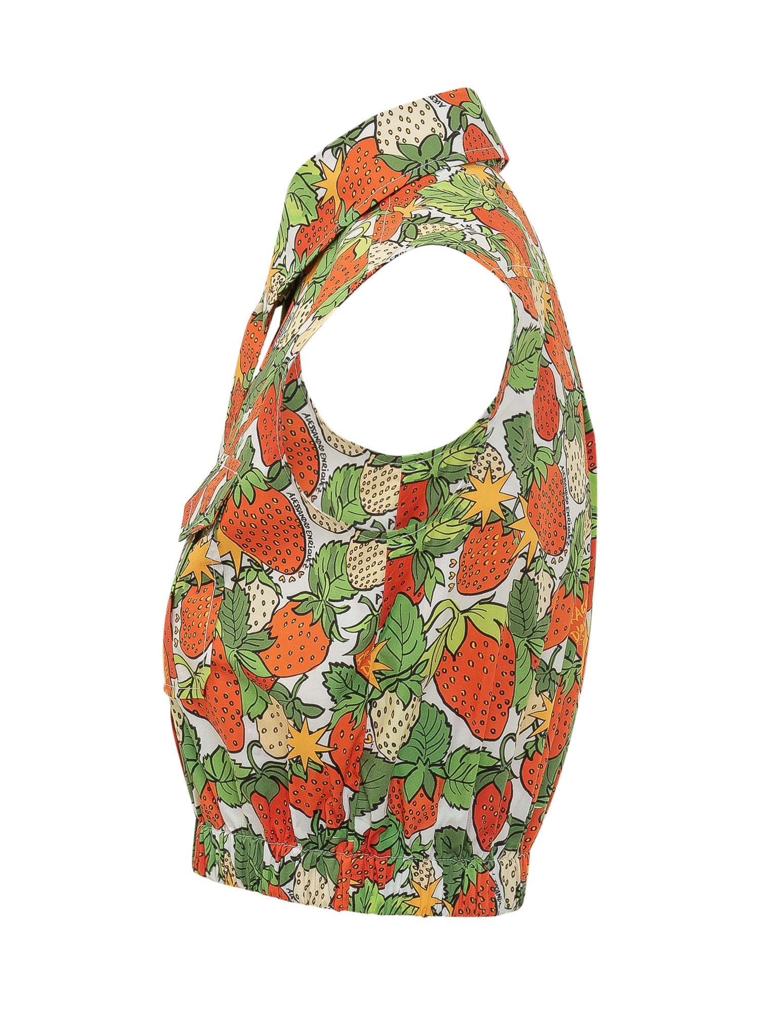 [ALESSANDRO ENRIQUEZ] Shirts Sleeveless SS26 SS26AES46PO FRAGOLE
