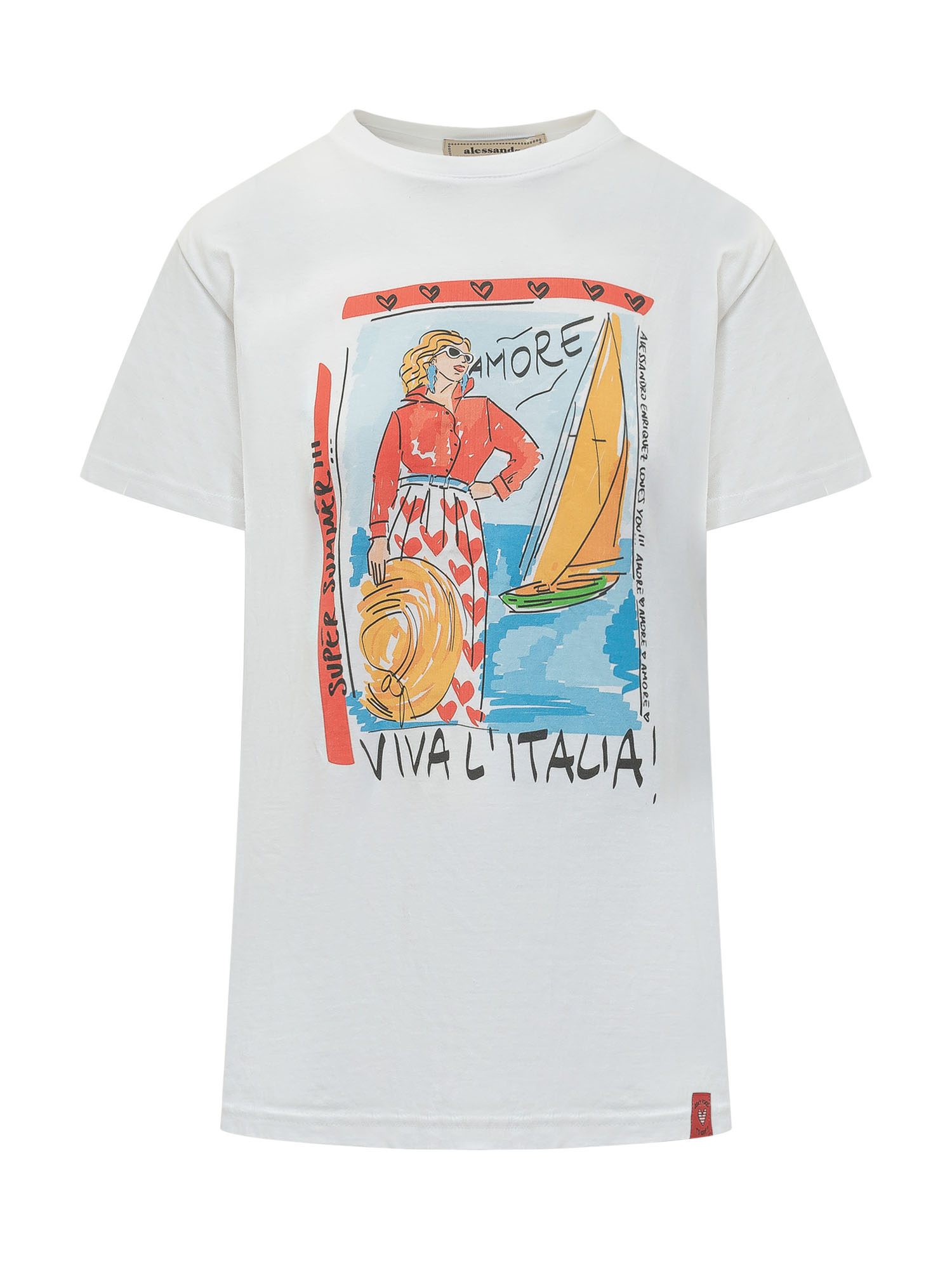 [ALESSANDRO ENRIQUEZ] T-shirts Short Sleeve SS26 SS26AES102CO 000VIVA