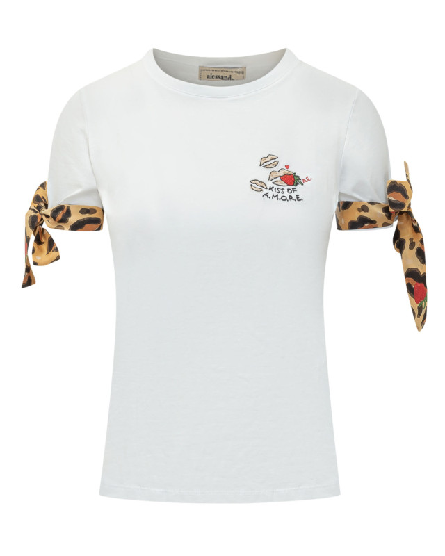 [ALESSANDRO ENRIQUEZ] T-shirts Short Sleeve SS26 SS26AES101FCOR 000KISS