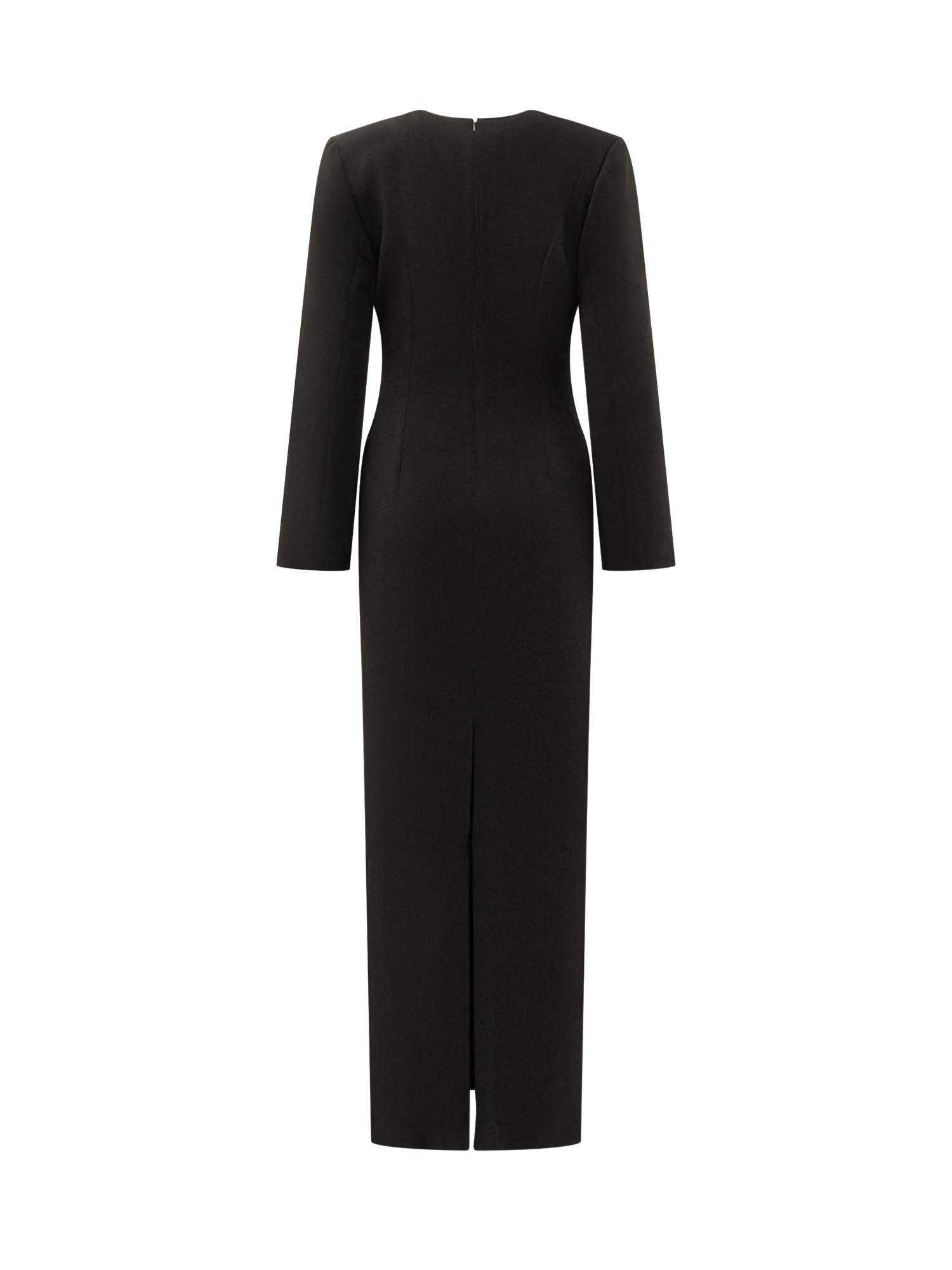 [Solace London] Long sleeve dress SS26 OS46038 BLACK