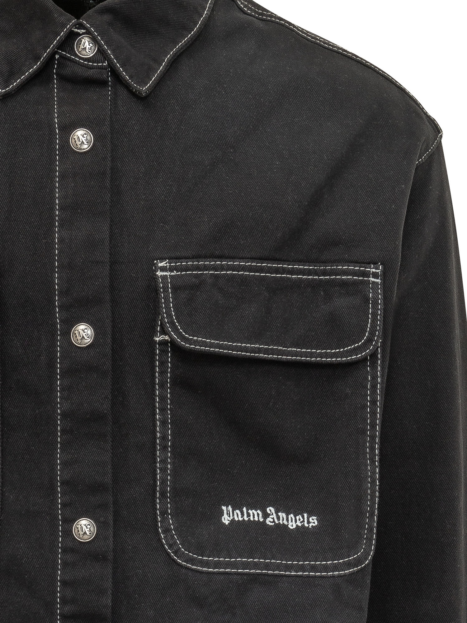 [Palm Angels] Shirts Long Sleeve SS26 PMYD024S26DEN001 1003