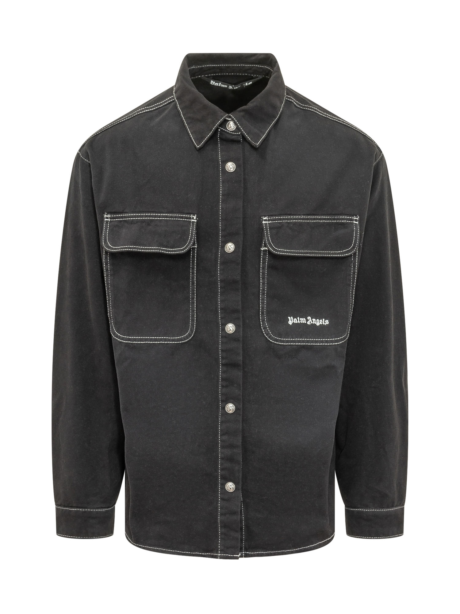 [Palm Angels] Shirts Long Sleeve SS26 PMYD024S26DEN001 1003