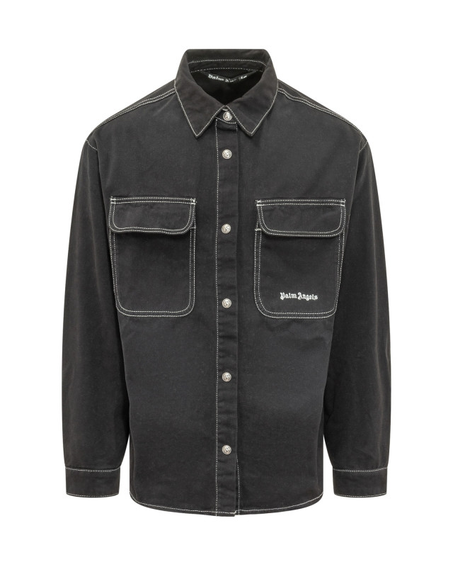 [Palm Angels] Shirts Long Sleeve SS26 PMYD024S26DEN001 1003