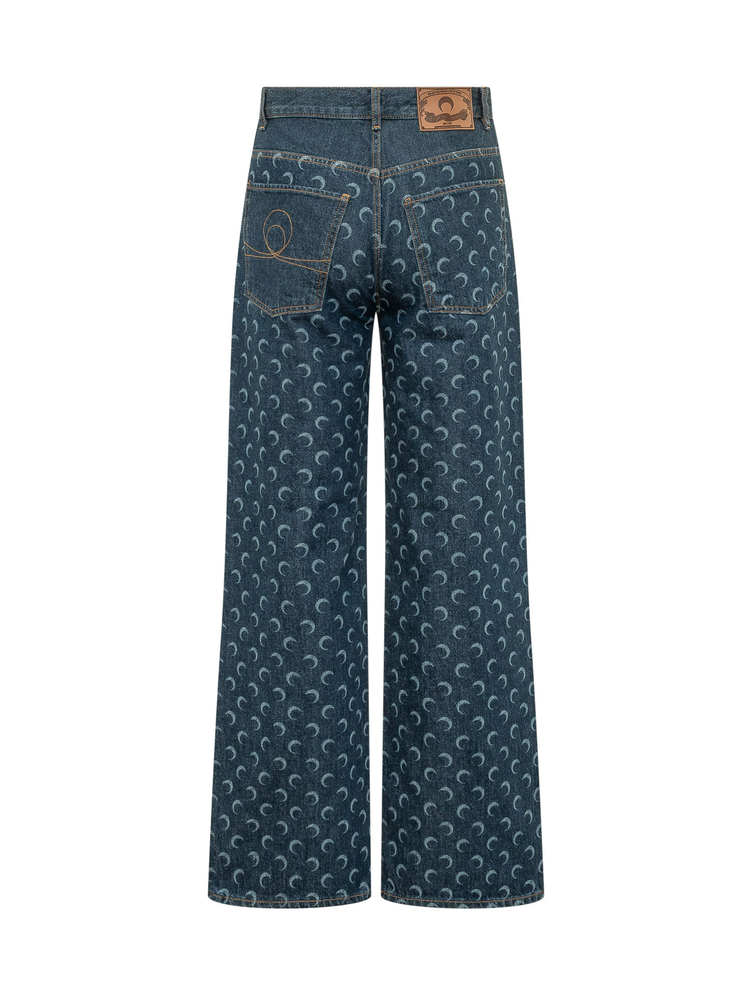 [MARINE SERRE] Jeans SS26 MPA187ARDEN0002 BL80