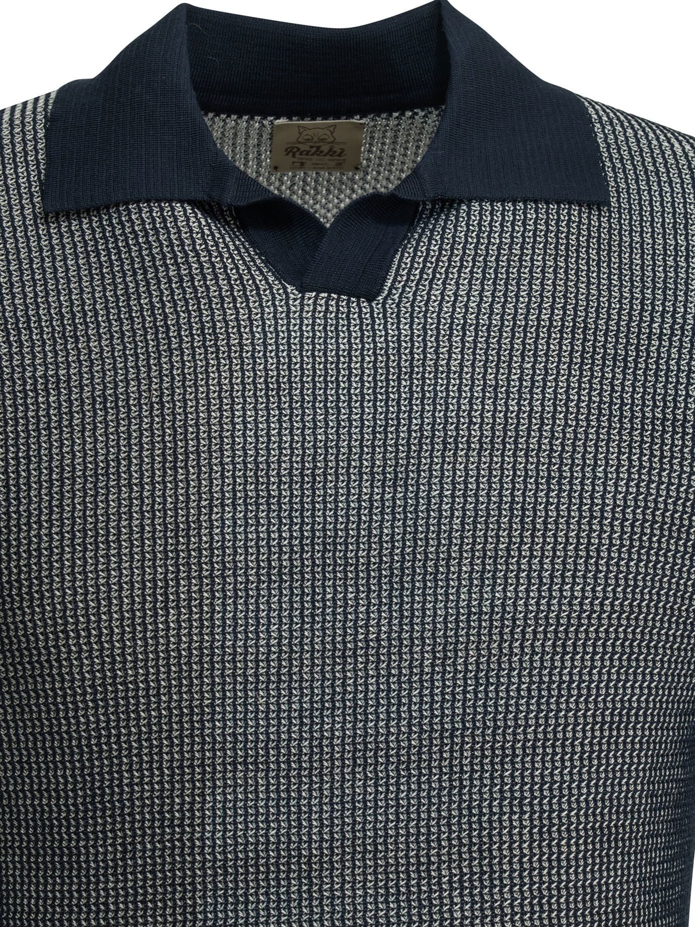 [Rakki] T-shirts Short Sleeve SS26 MERCEDES 300 BICOLOR TKBLU NOTTE-PANNA