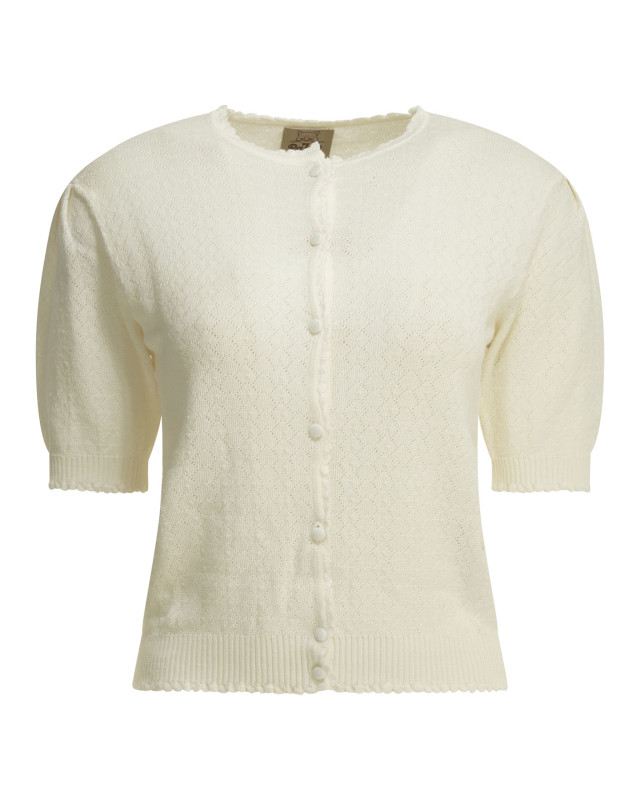[Rakki] Cardigan SS26 CHEVRONPANNA