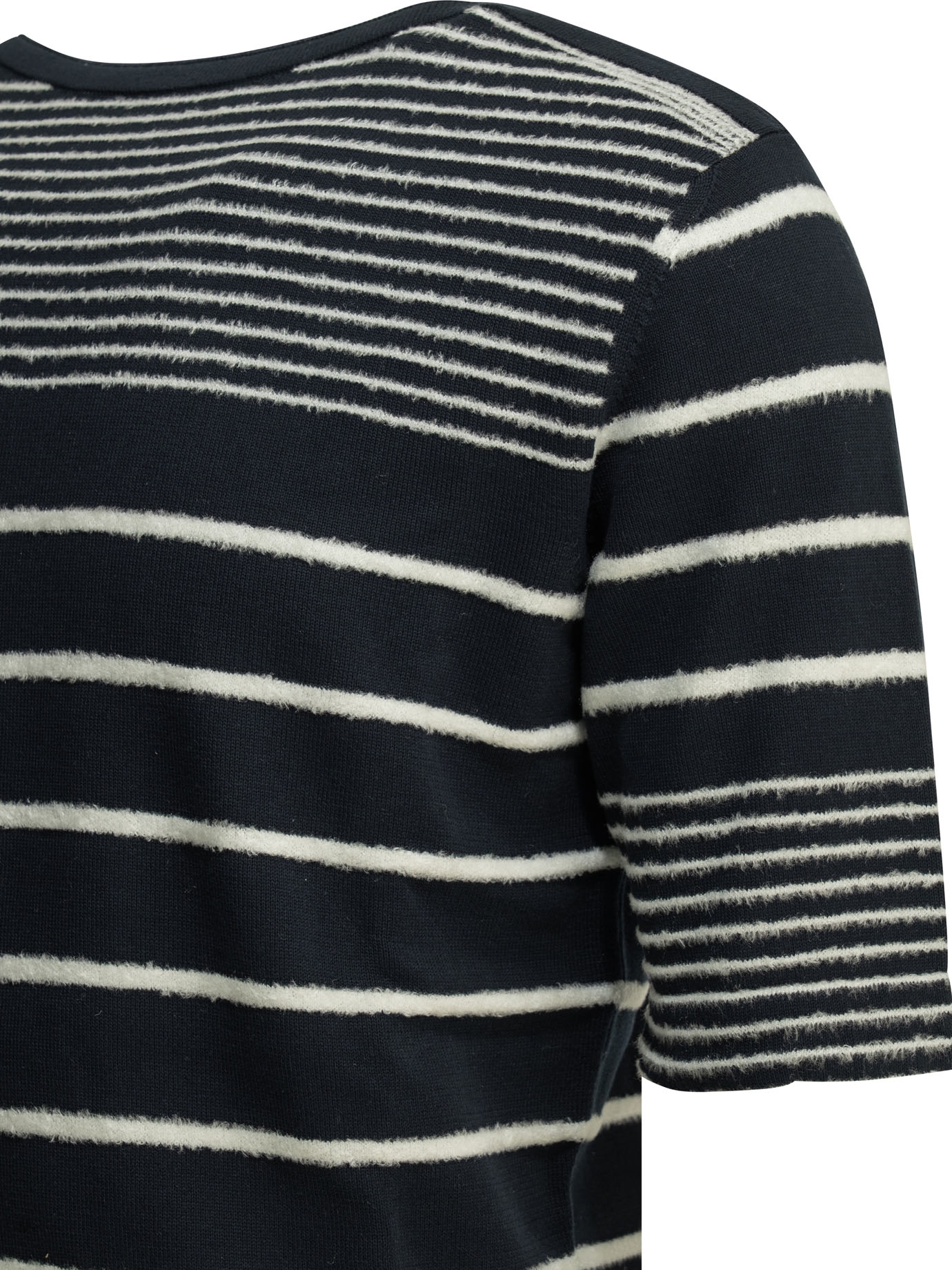[Rakki] Knitwear SS26 DRUMMERBLU-BIANCO