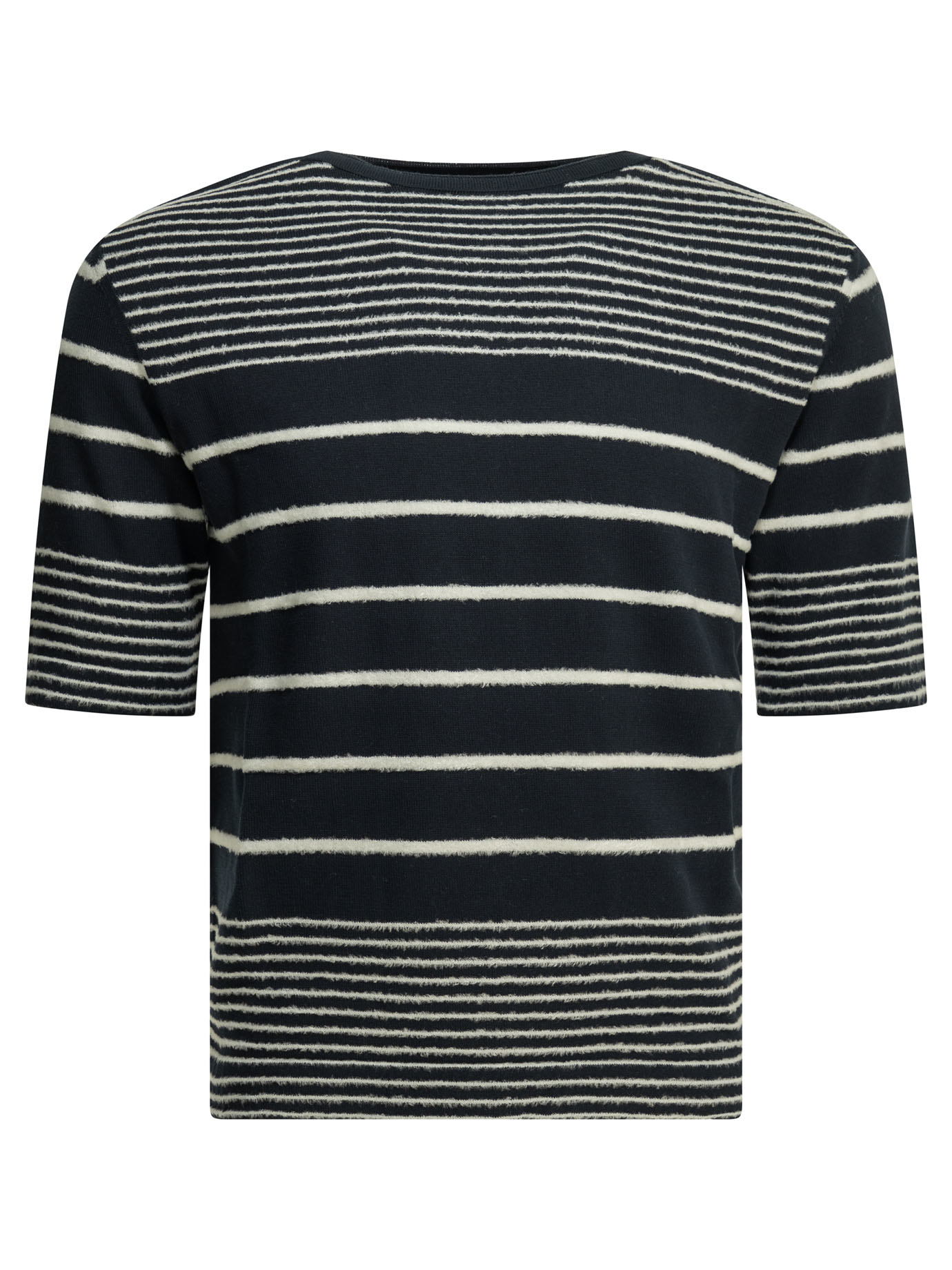 [Rakki] Knitwear SS26 DRUMMERBLU-BIANCO