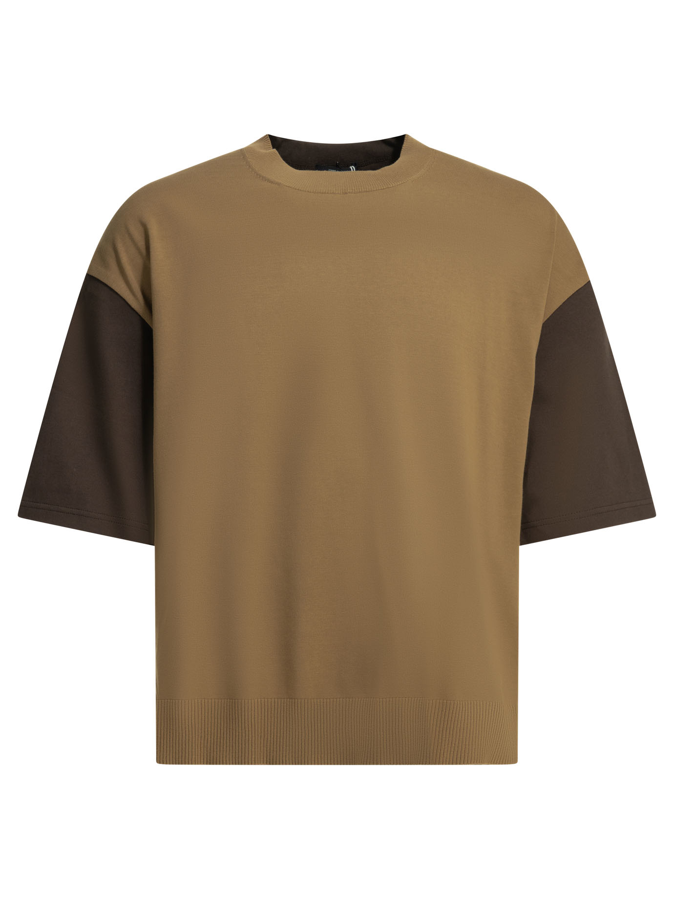 [Comme Des Garcons Homme] T-shirts Short Sleeve SS26 HQ-T004-S262 BROWN X BEIGE