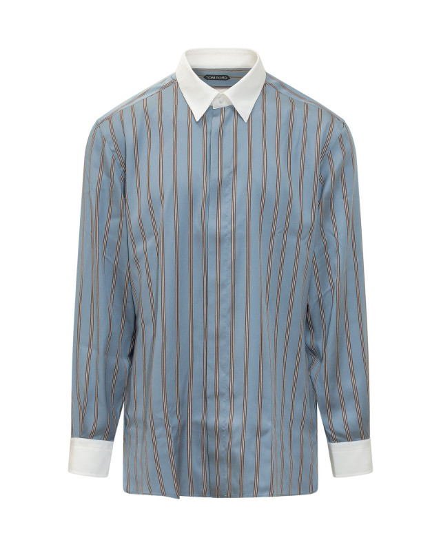[Tom Ford] Shirts Long Sleeve SS26 HRN006FMS111 UUB