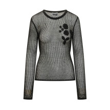 [GANNI] T-shirts Long Sleeve SS26 A1070231 099