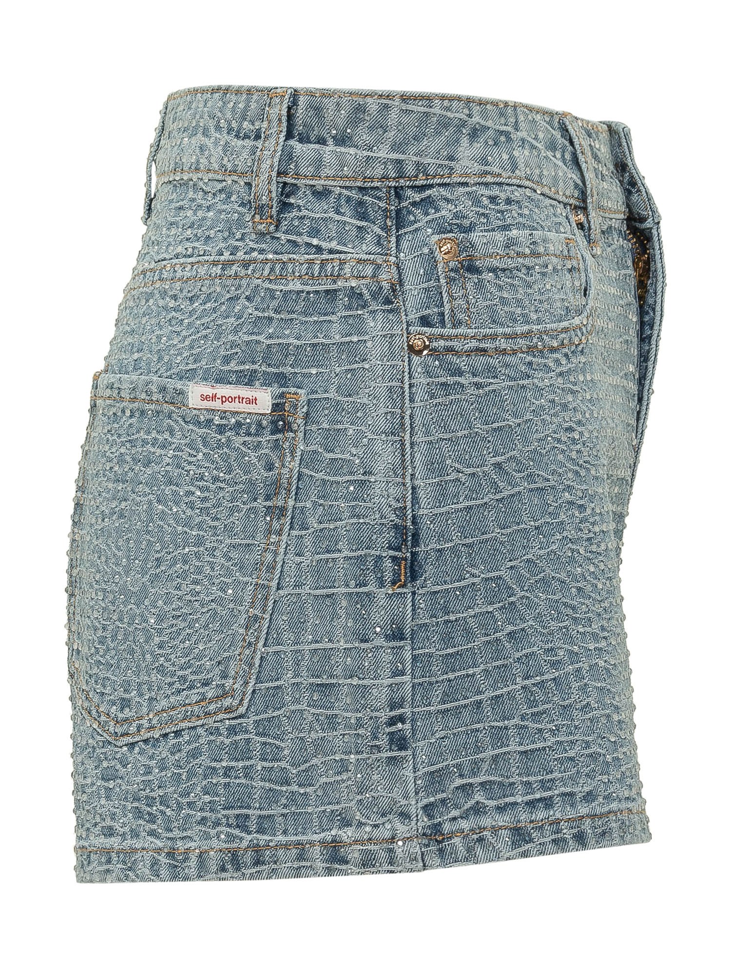 [Self-portrait] Shorts SS26 SS26804PBBL BLUE