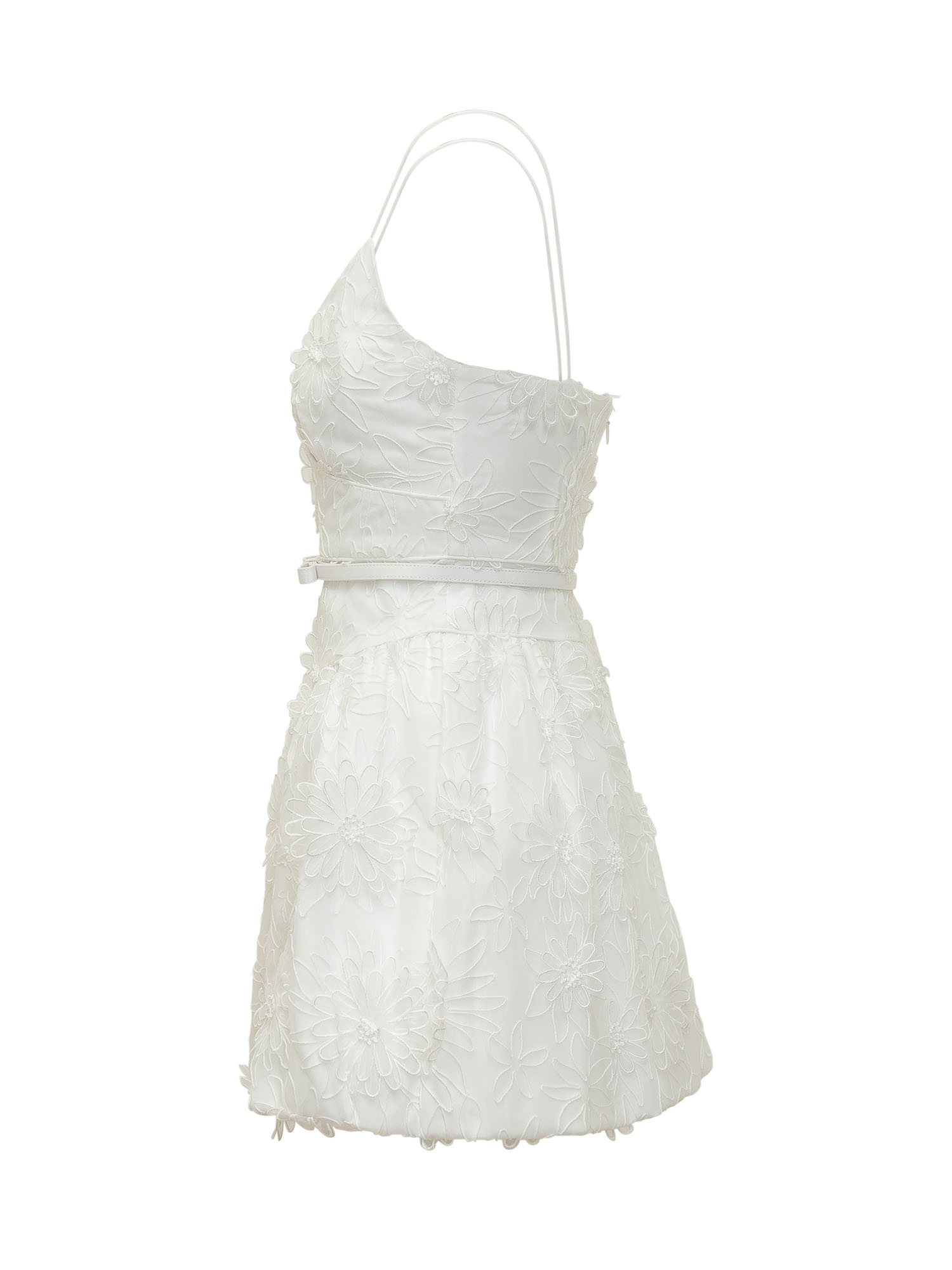 [Self-portrait] Sleeveless dress SS26 SS26267SW WHITE