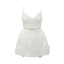 [Self-portrait] Sleeveless dress SS26 SS26267SW WHITE