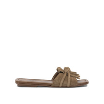[Pomme D'Or] Slippers SS26 1099GLENNCAMOSCIO TOFFEE