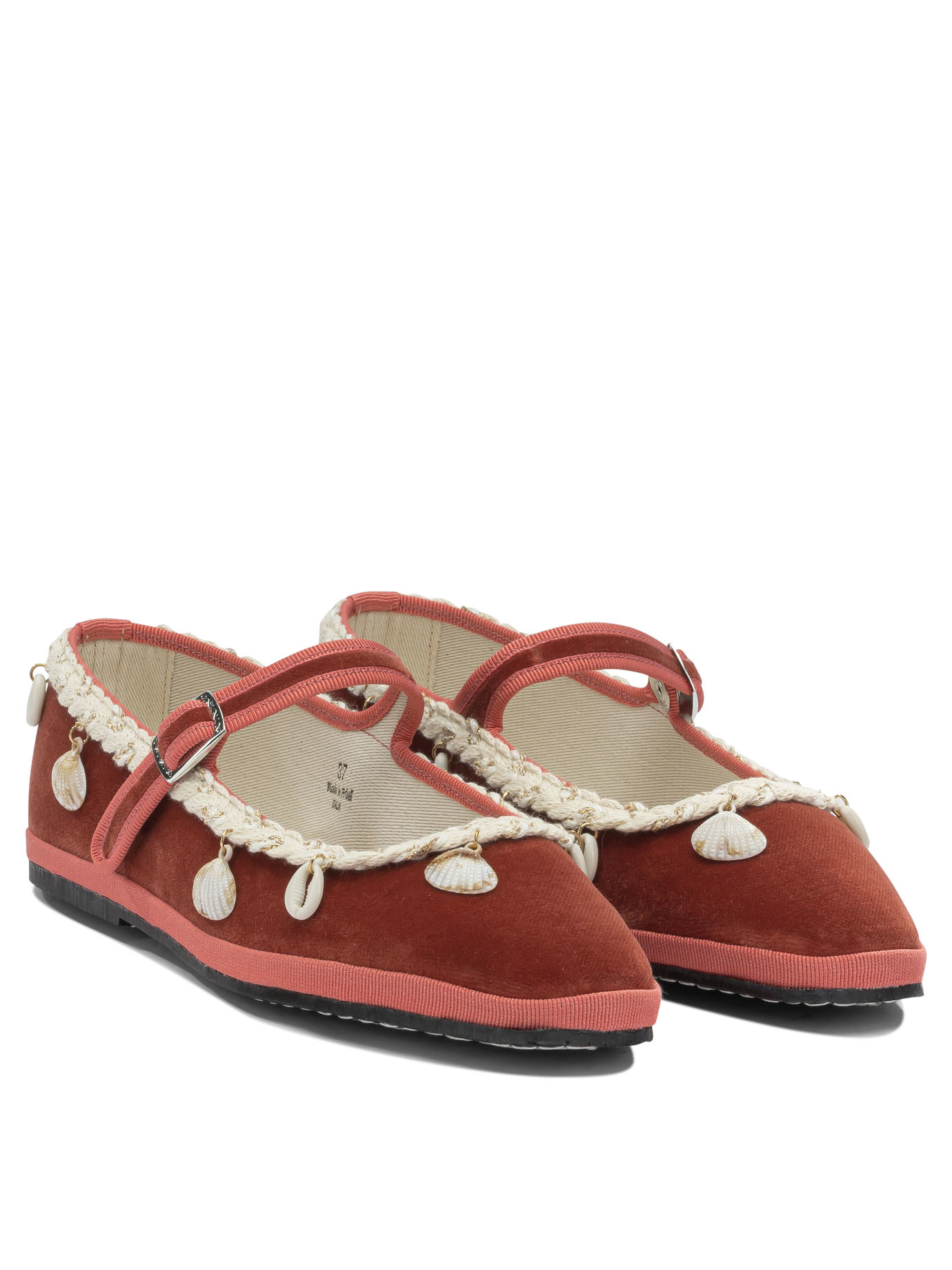 [Toujours] Flat shoes SS26 LOU LOUQUMJ CAARANCIONE