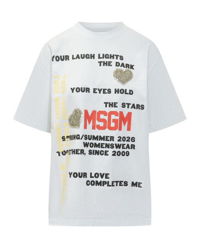 [MSGM] T-shirts Short Sleeve SS26 4042MDM102267002 01
