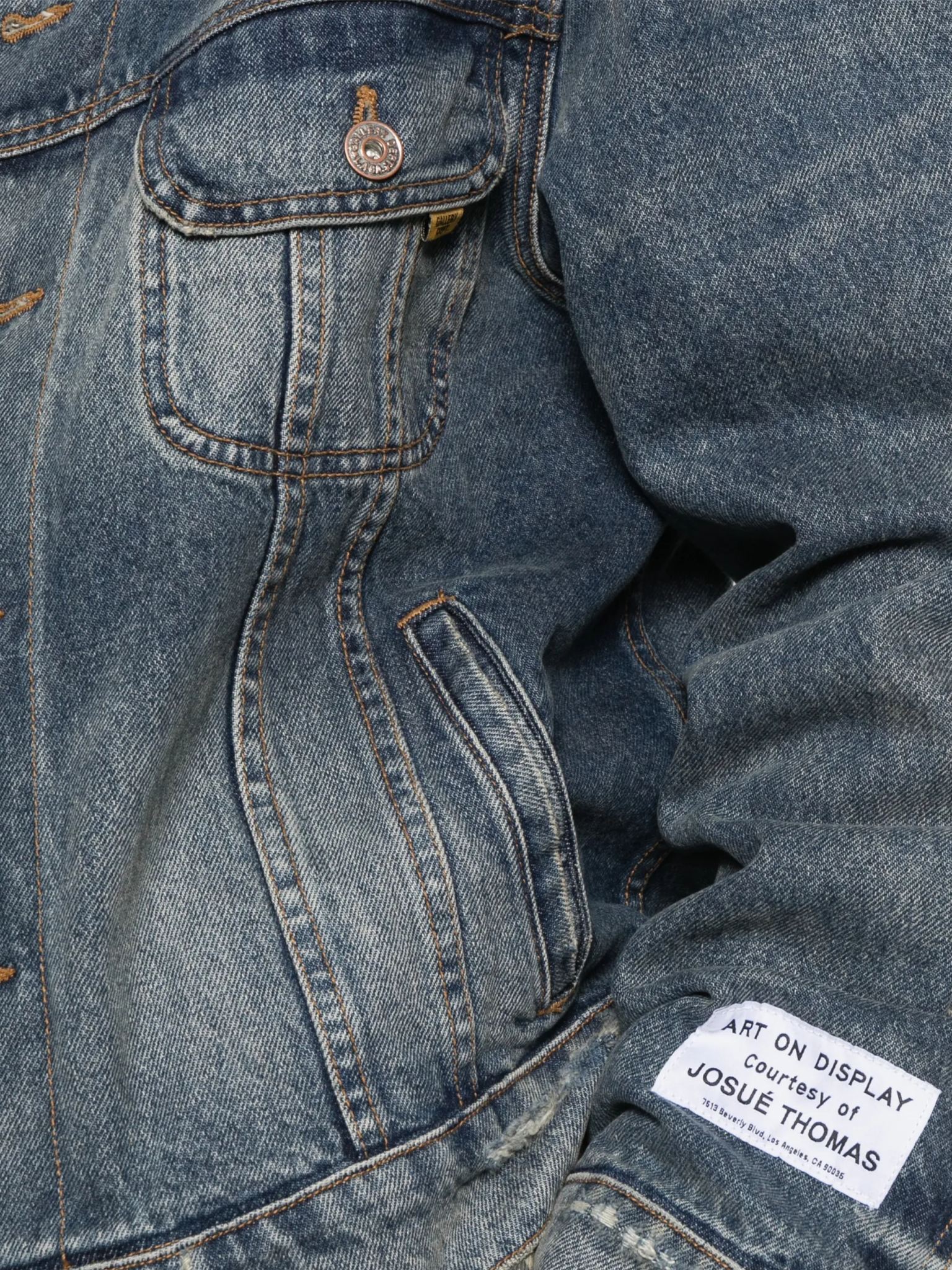 [GALLERY DEPT] Denim jacket SS26 OUT008WIND